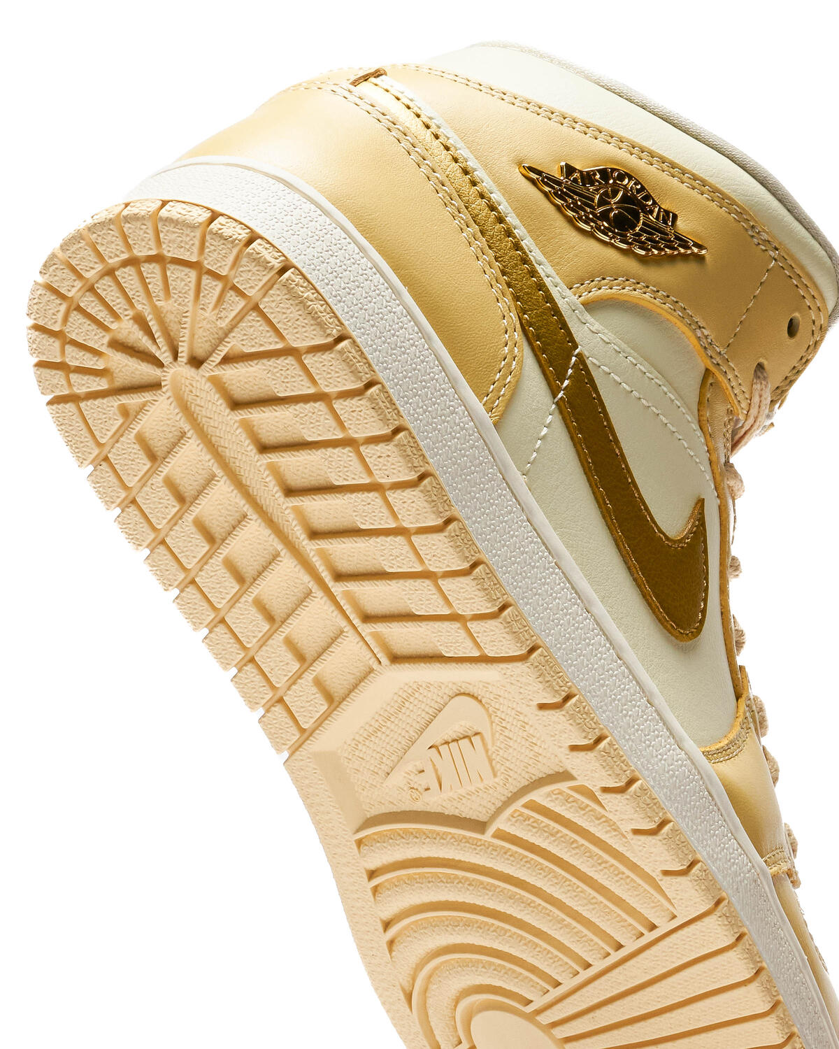 Air Jordan 1 Mid 'Pale Vanilla/Metallic Gold/Coconut Milk' (Women's) - Image 7