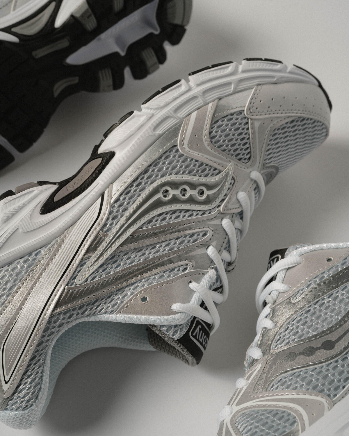 Saucony Grid Ride Millennium White/Silver - Image 17
