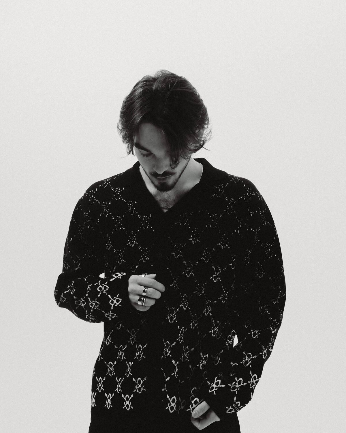 Daily Paper Kirabo Gradient Knit Shirt - Image 8