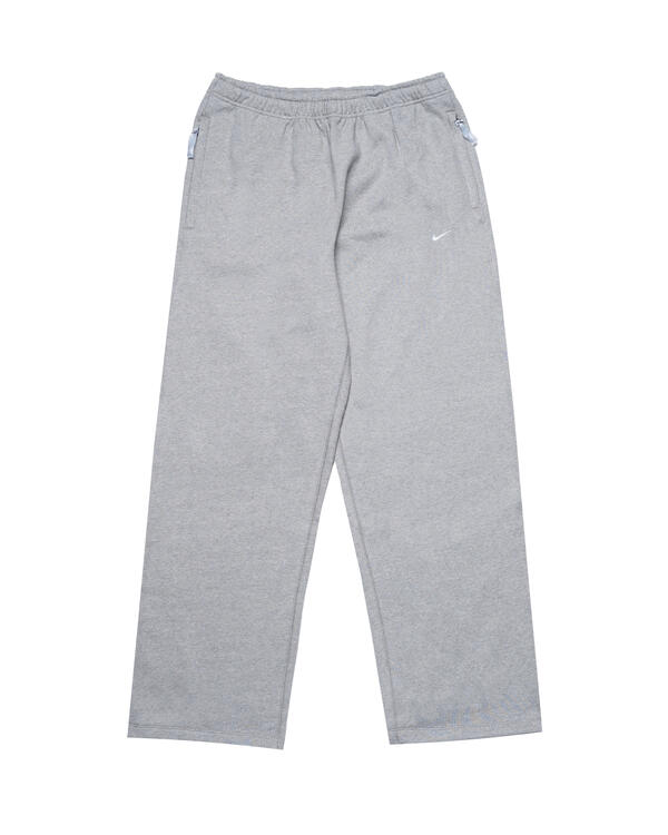 Nike Solo Swoosh Fleece Shorts Grey - DK GREY HEATHER/WHITE