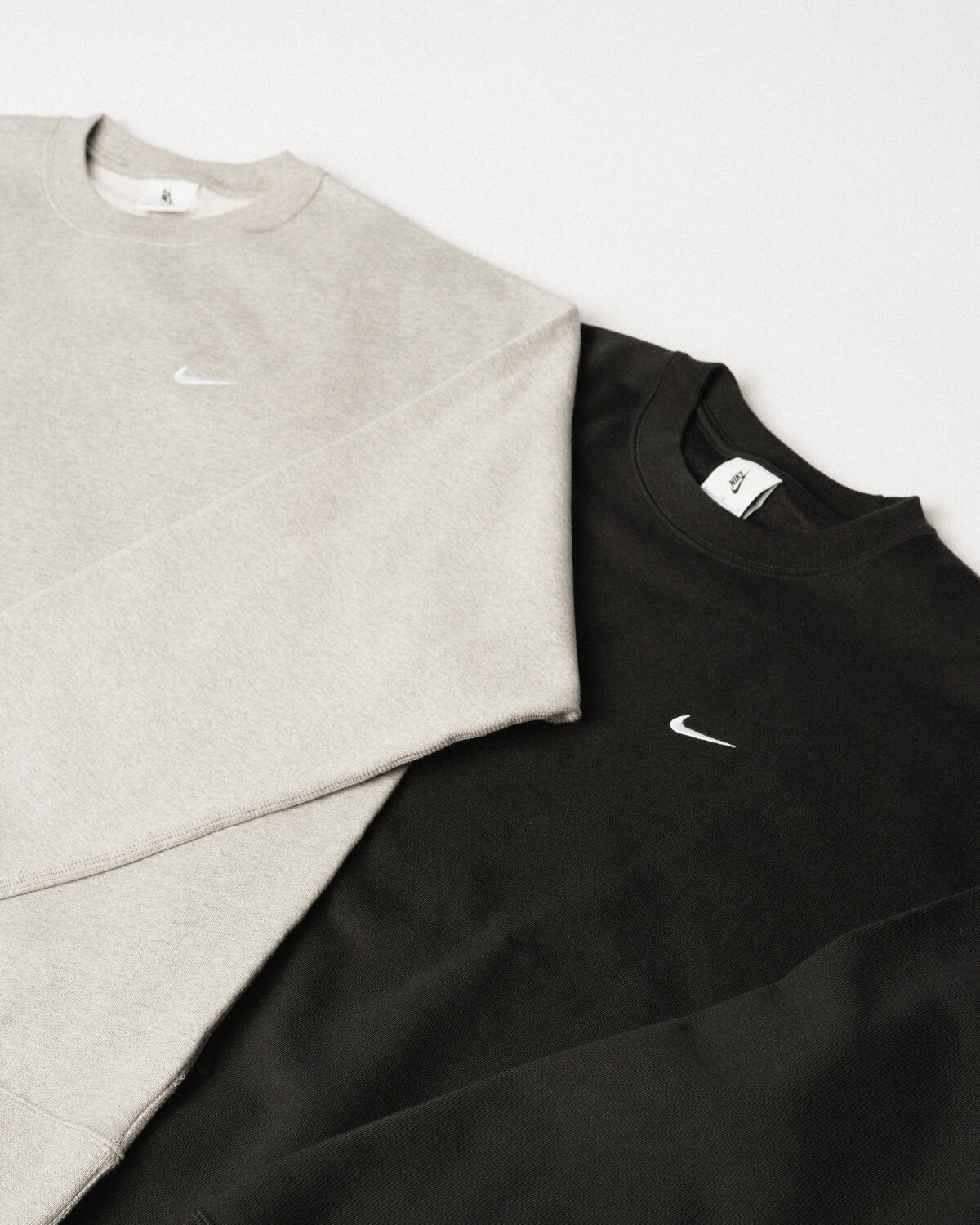 Nike Solo Swoosh Crewneck Sweatshirt - Black / White - Image 4