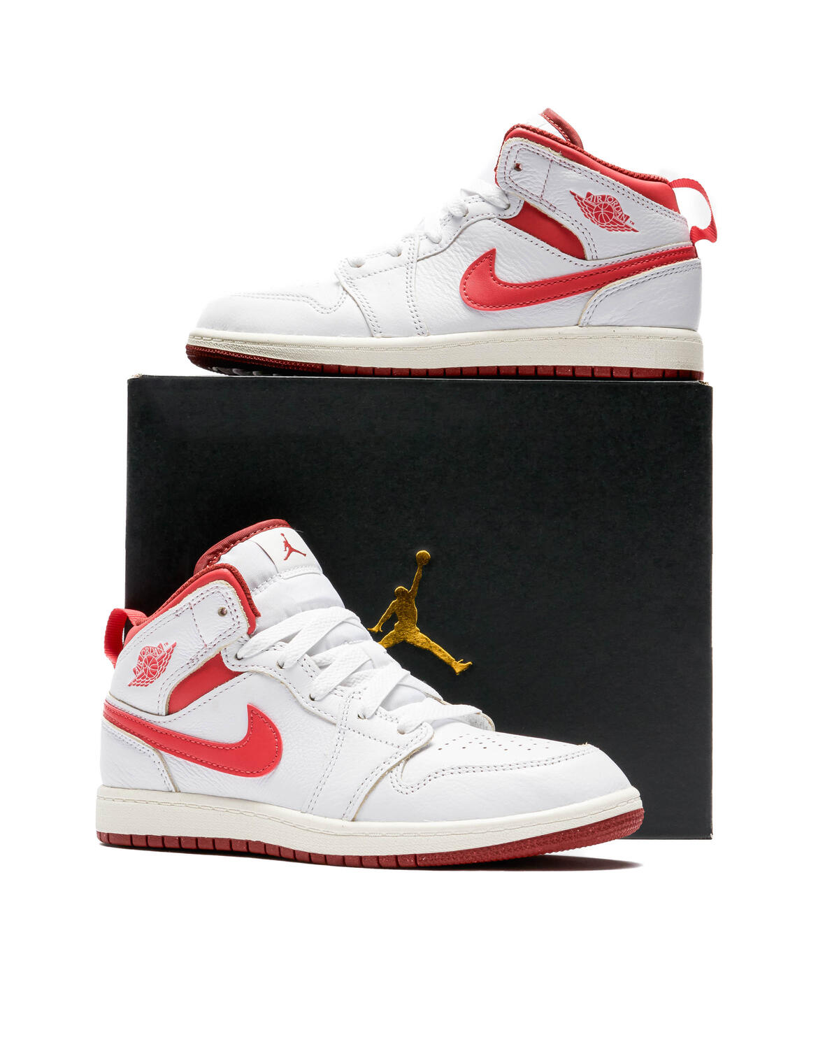 Jordan Air Jordan 1 Mid SE - White / Lobster / Dune Red / Sail - Image 33