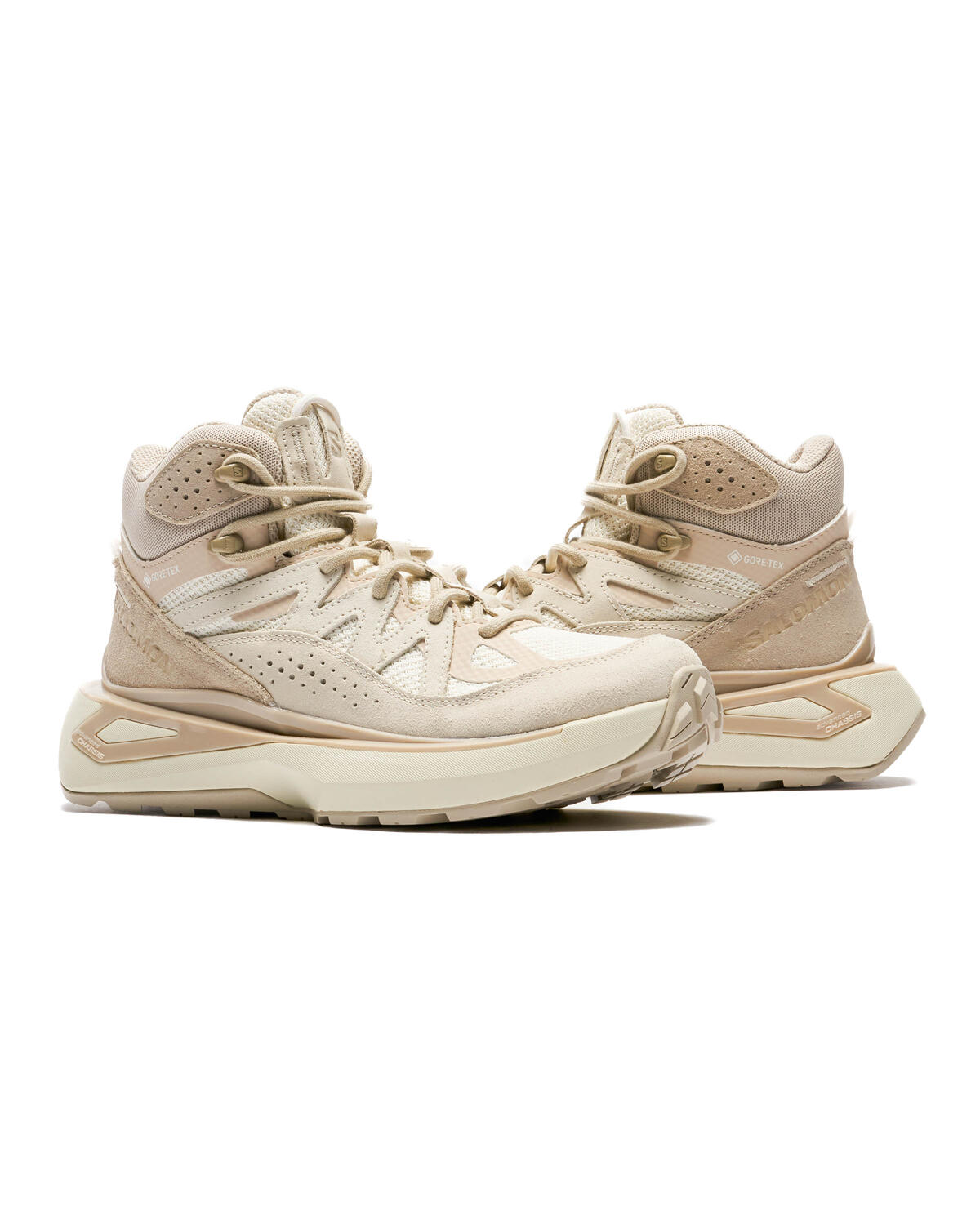 Salomon Advanced Odyssey ELMT Mid Gore-Tex Vanilla Ice / Almond Milk - Feather Grey - Image 5