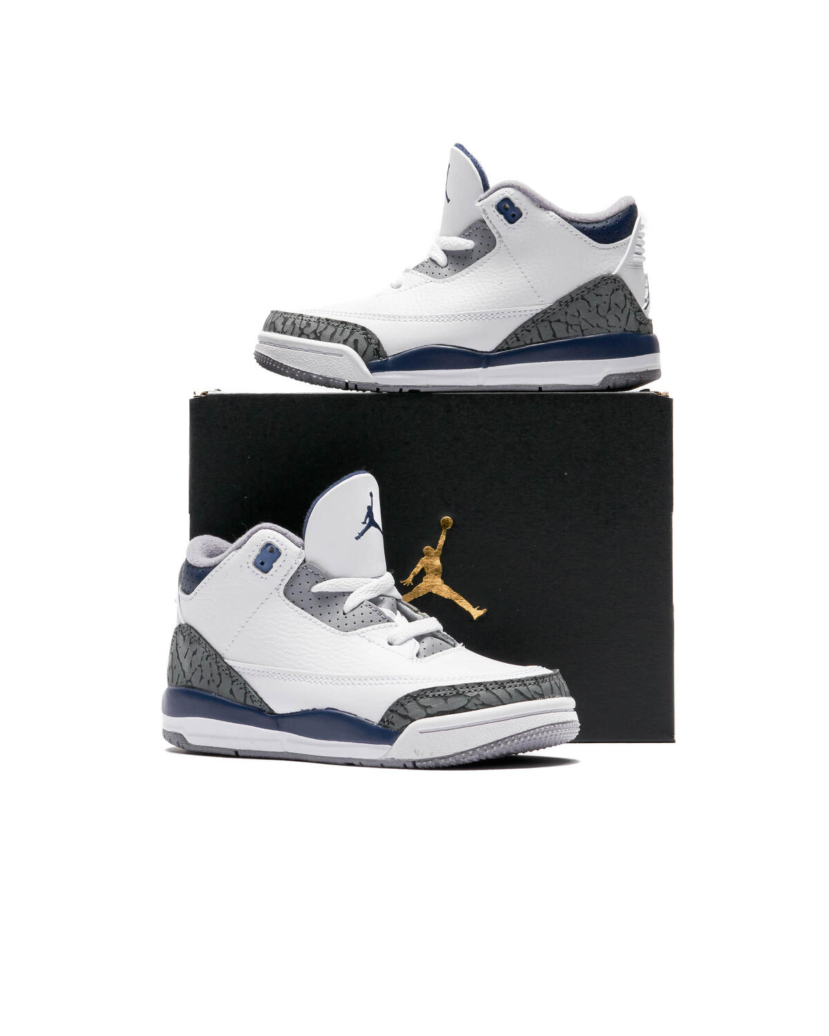 Air Jordan 3 Retro TD White / Midnight Navy / Cement Grey / Black - Image 21