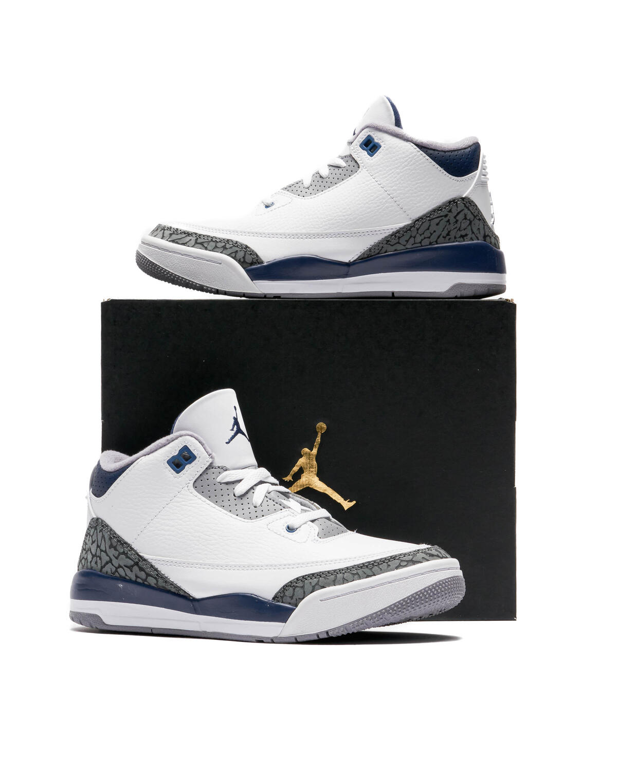 Air Jordan 3 Retro PS White / Midnight Navy / Cement Grey / Black - Image 26