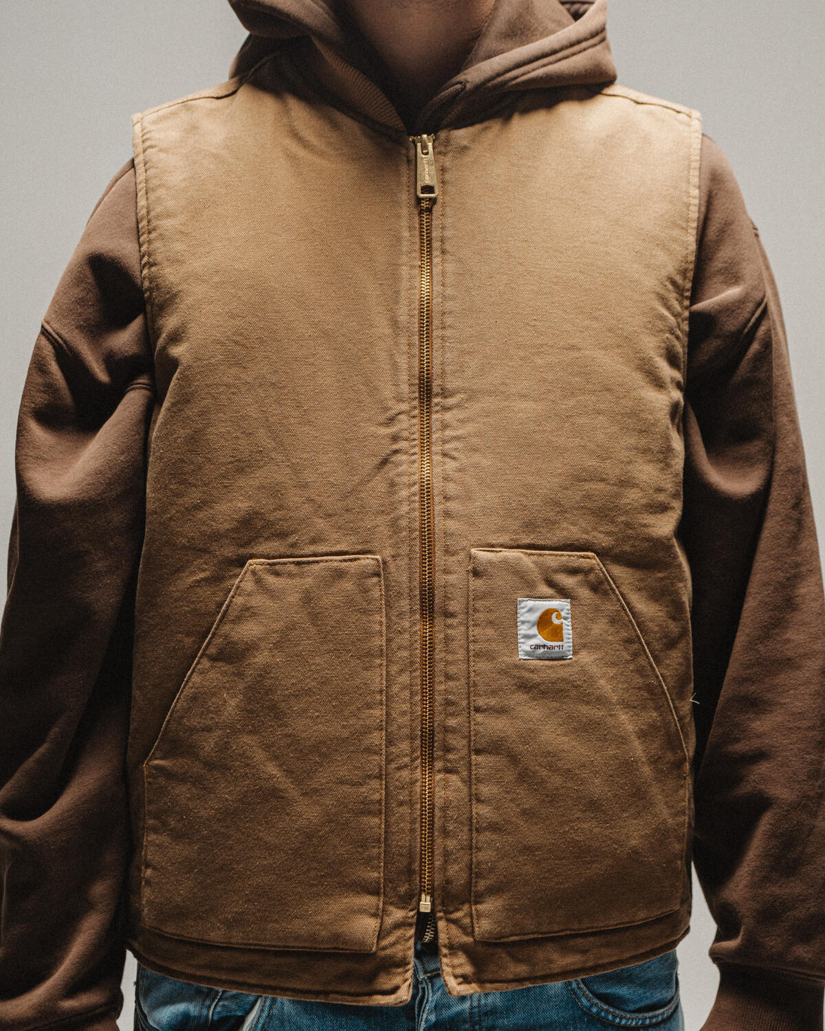 Carhartt WIP Classic Vest Hamilton Brown - Image 4