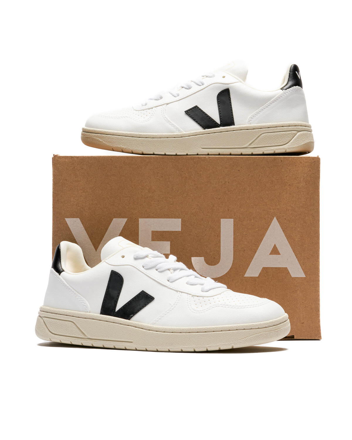 Veja V-10 CWL White/Black (Women's) - Image 6