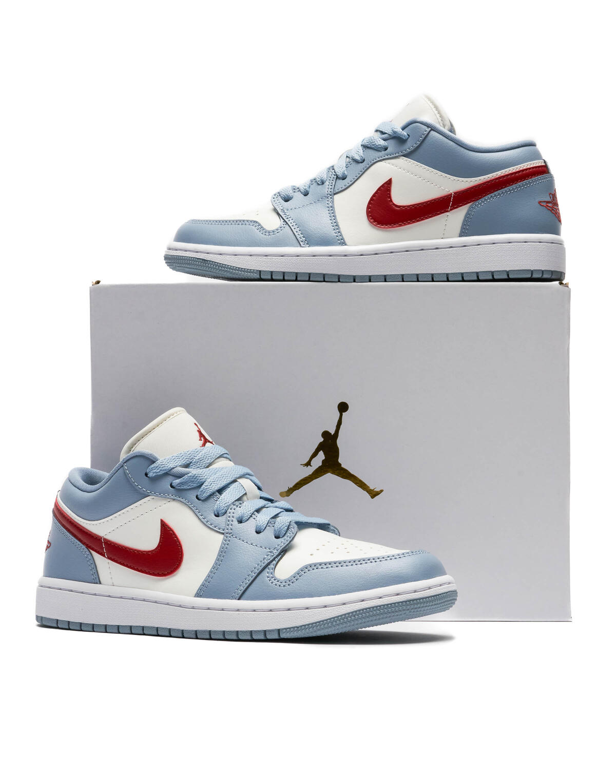 Jordan Women's Air Jordan 1 Low Sail/Dune Red - Image 17