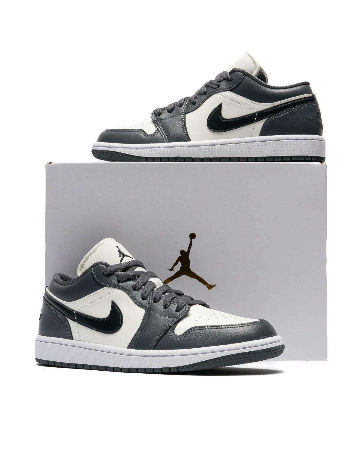 Jordan WMNS Air Jordan 1 Low - Sail / Off Noir / Dark Grey / White - Image 17