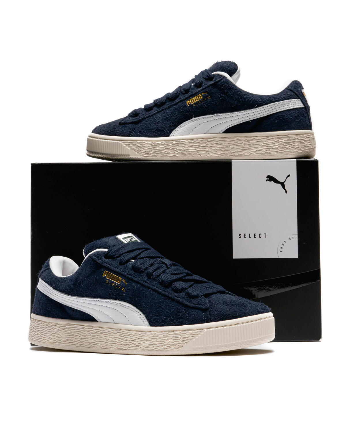 Puma Suede XL Hairy Club - Navy / Frosted Ivory - Image 13