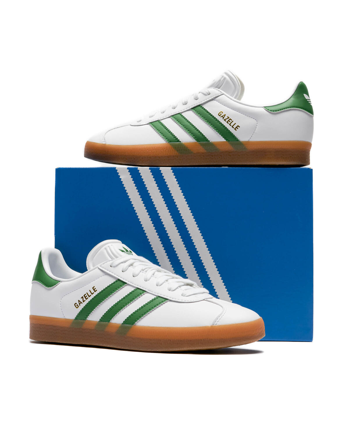Adidas Gazelle Cloud White Bold Green - Image 12