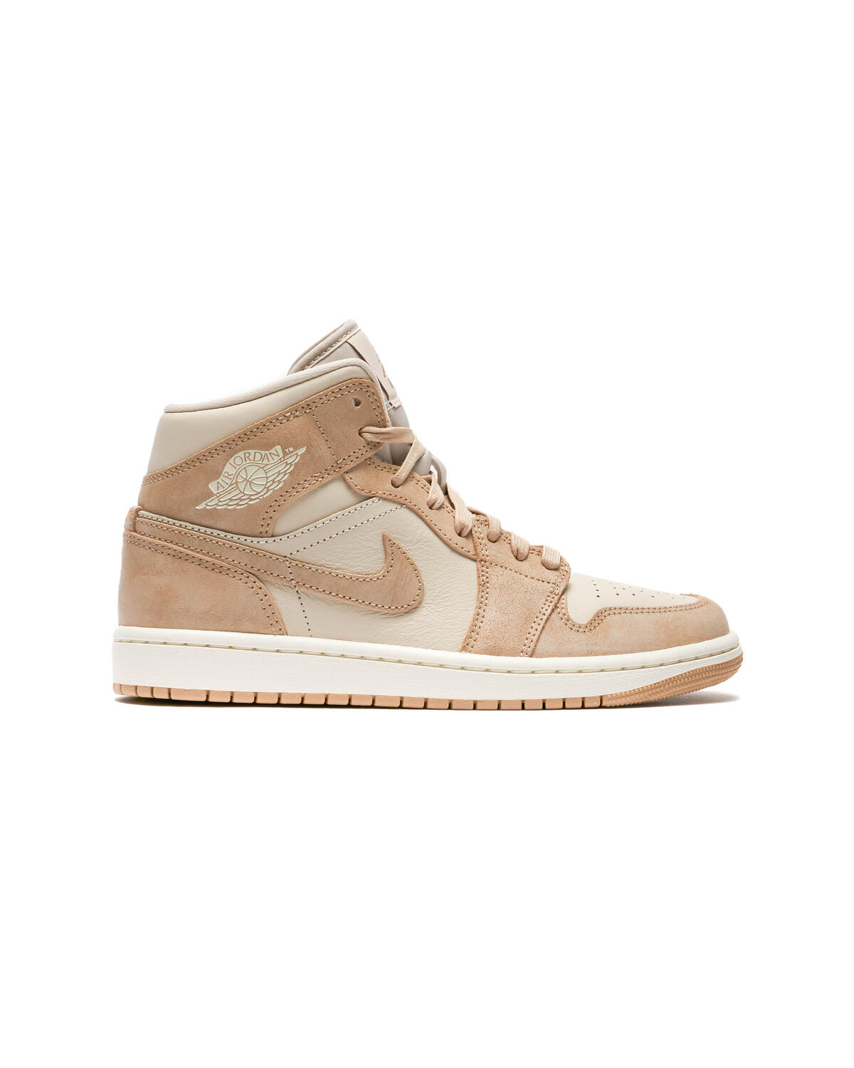Air Jordan 1 Mid 'Light Brown / Sail' (Women's) - Image 16
