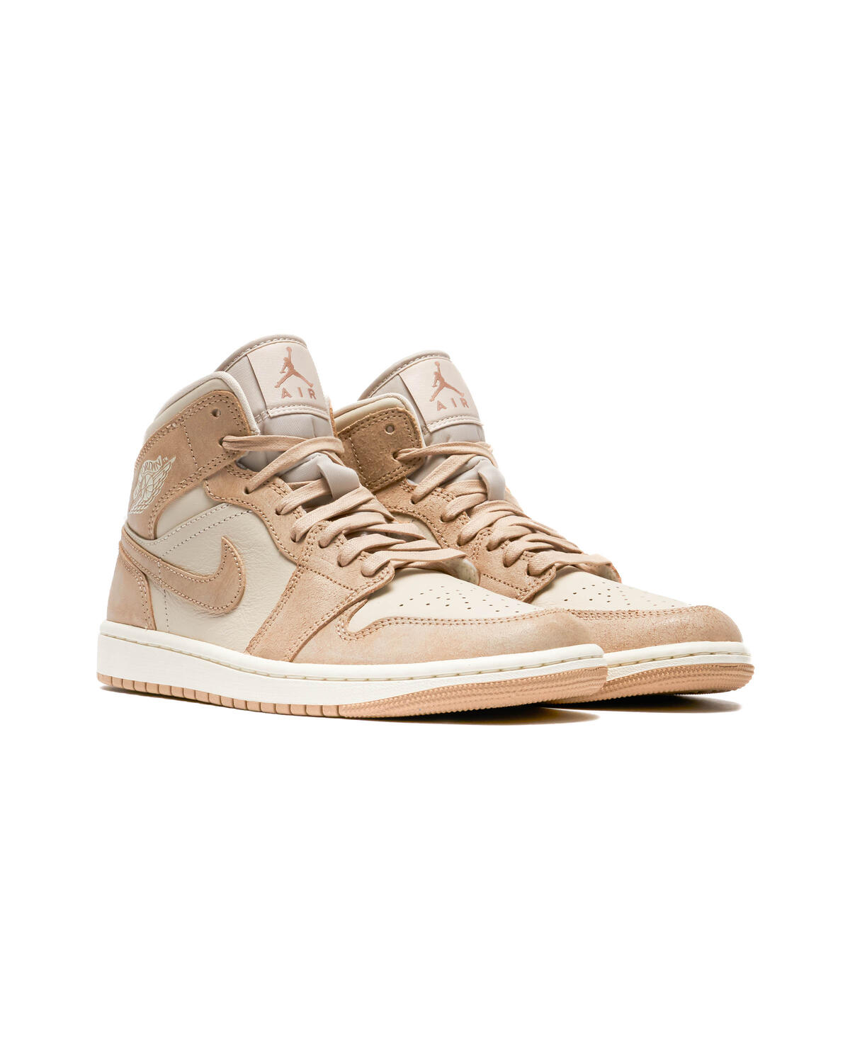 Air Jordan 1 Mid 'Light Brown / Sail' (Women's) - Image 17