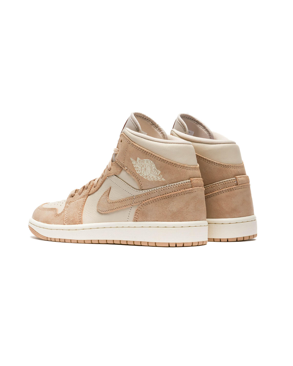 Air Jordan 1 Mid 'Light Brown / Sail' (Women's) - Image 18