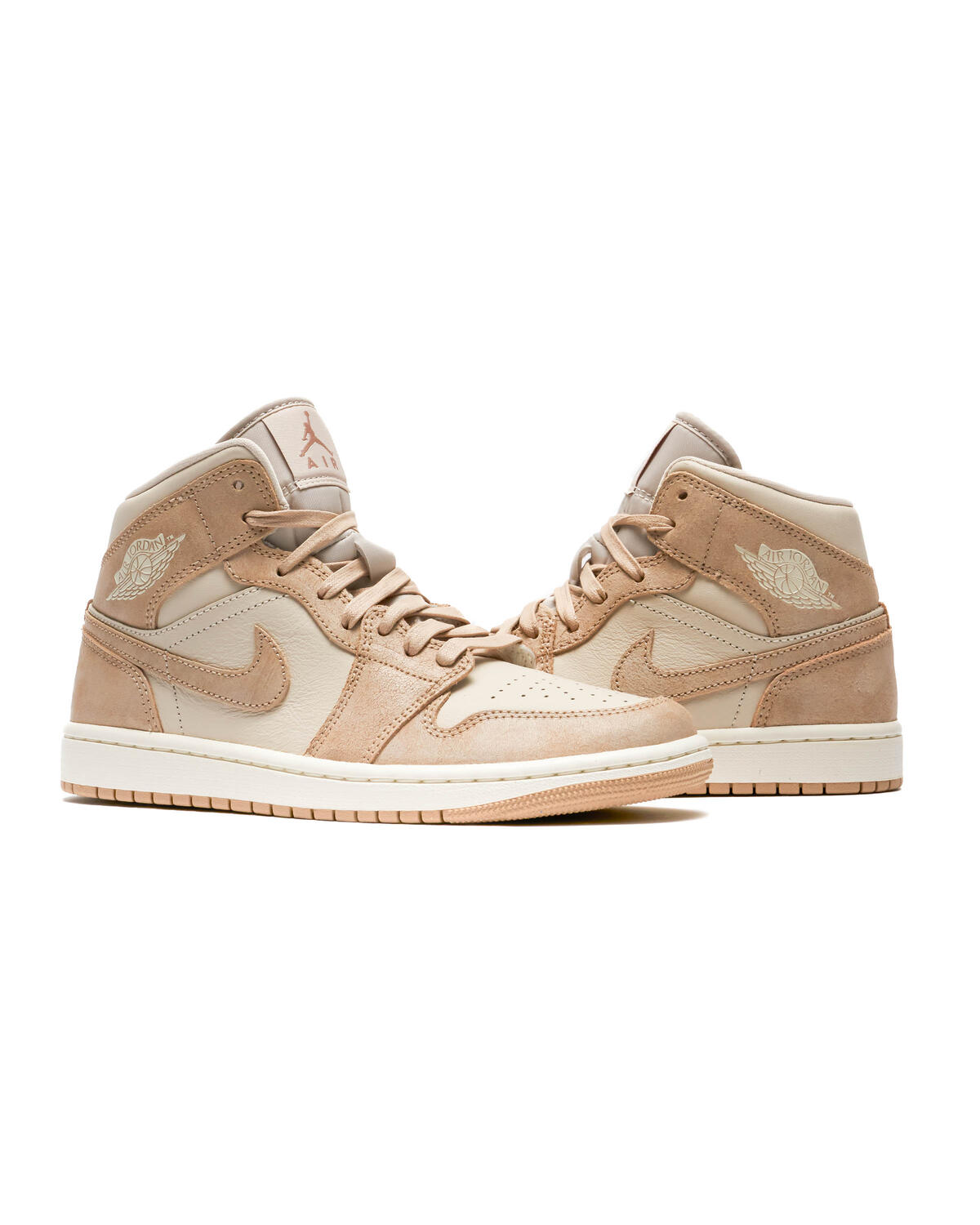 Air Jordan 1 Mid 'Light Brown / Sail' (Women's) - Image 19