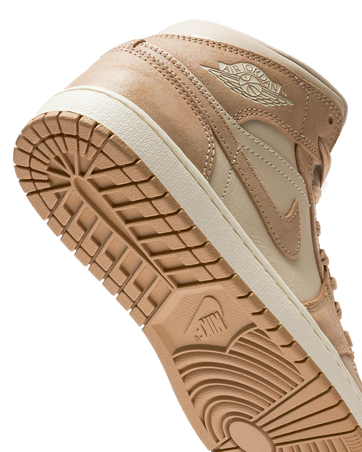 Air Jordan 1 Mid 'Light Brown / Sail' (Women's) - Image 21