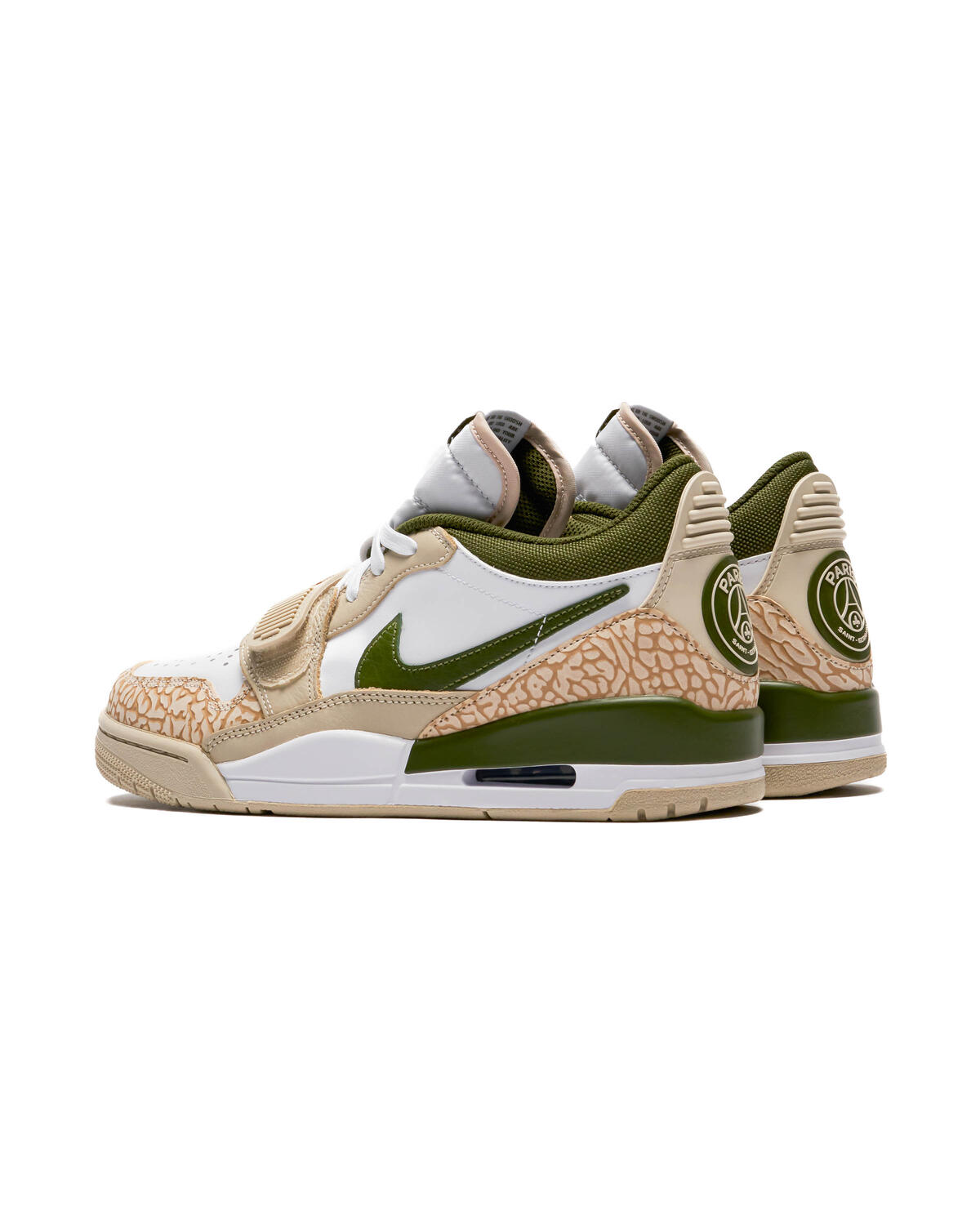 Air Jordan Legacy 312 Low PSG Mens Lifestyle Shoes (Sanddrift/White/Rough Green/Hemp) - Image 14