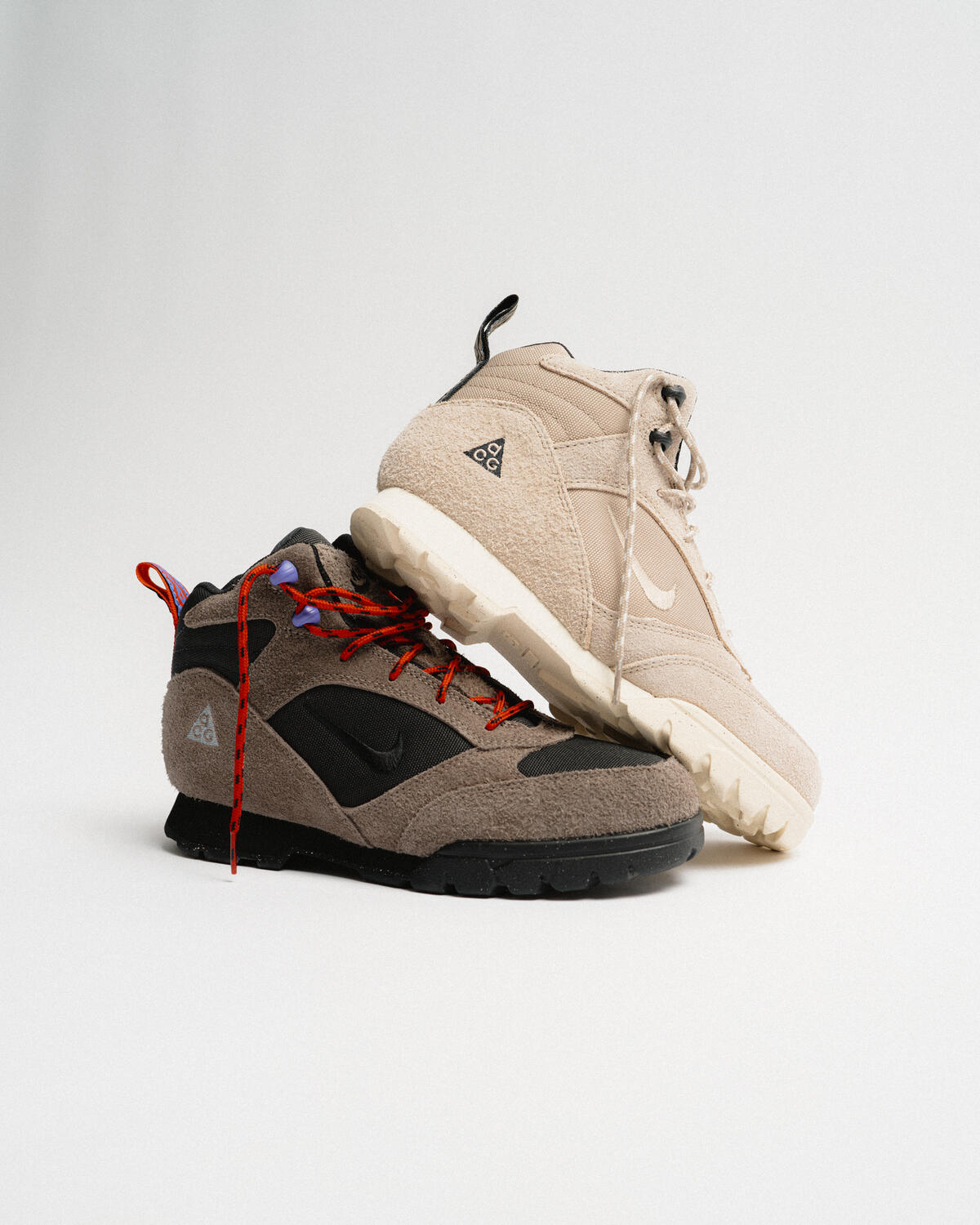 Nike ACG Torre Mid Waterproof Shoes - Khaki / Khaki - Coconut Milk - Black - Image 16