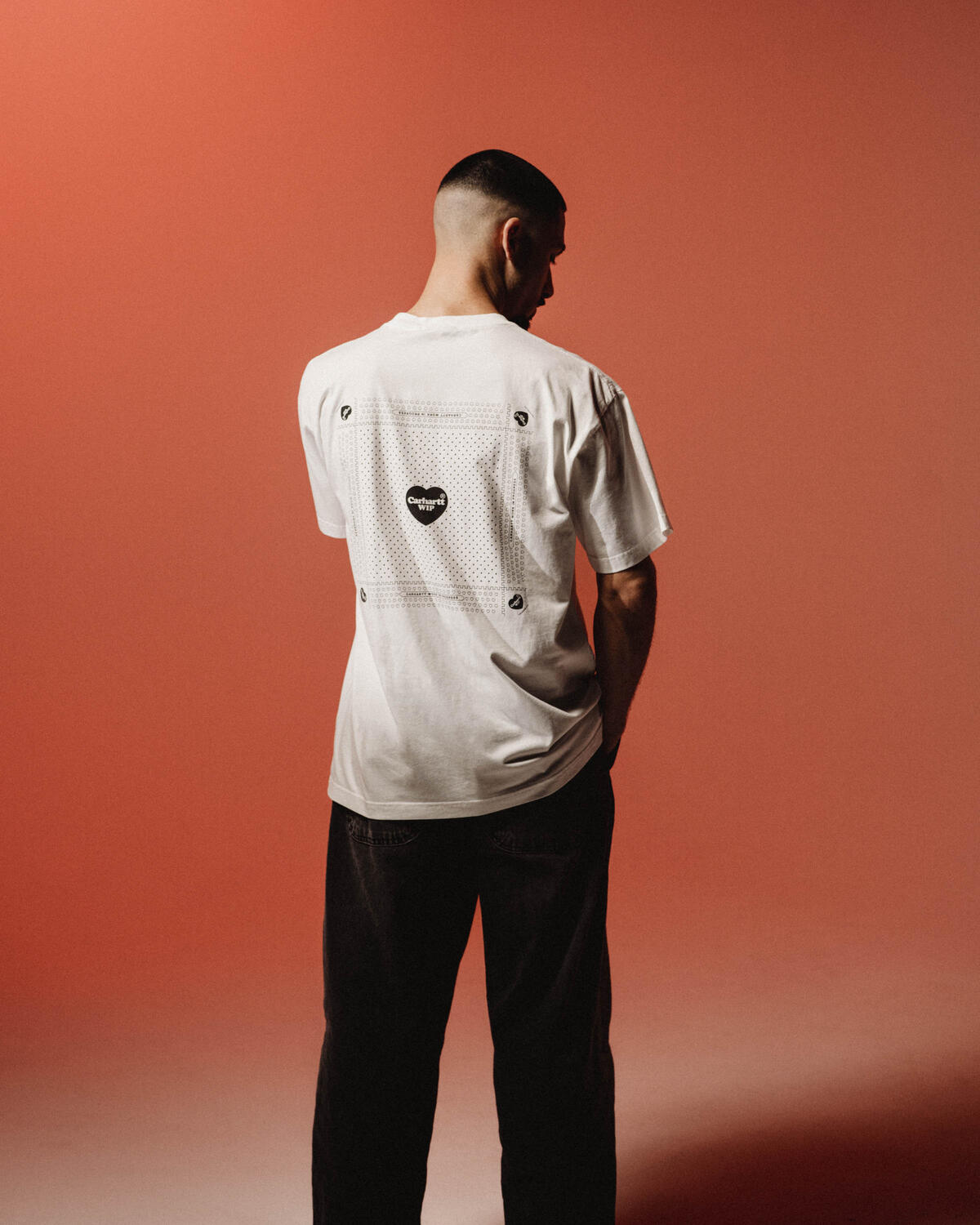 Carhartt WIP S/S Heart Bandana T-Shirt - Image 4