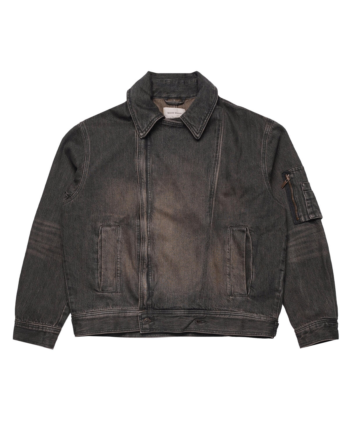 Wood Wood Denim Perfecto Bomber - Image 2