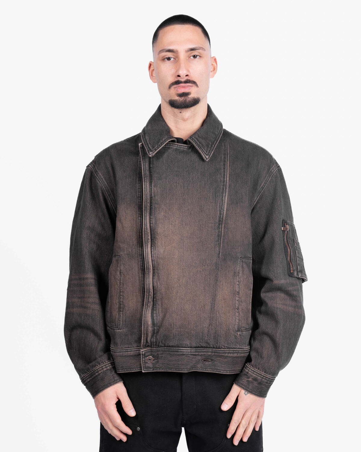 Wood Wood Denim Perfecto Bomber - Image 3