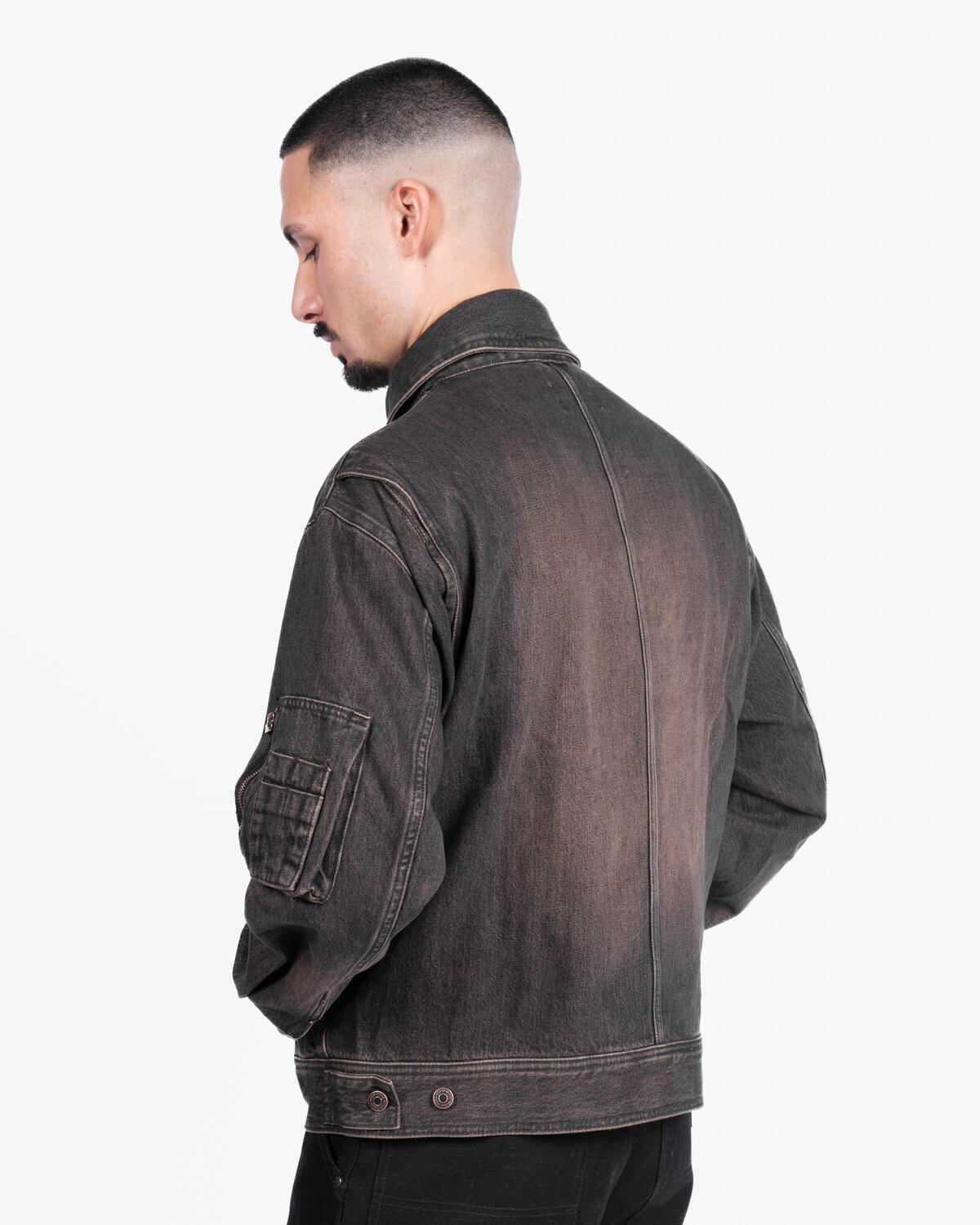 Wood Wood Denim Perfecto Bomber - Image 4