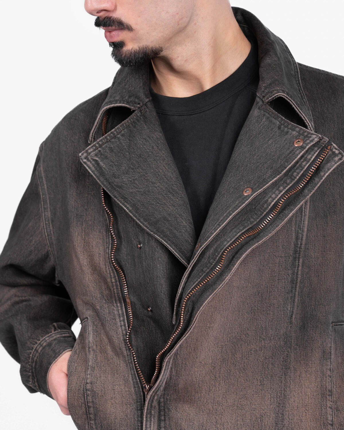 Wood Wood Denim Perfecto Bomber - Image 5