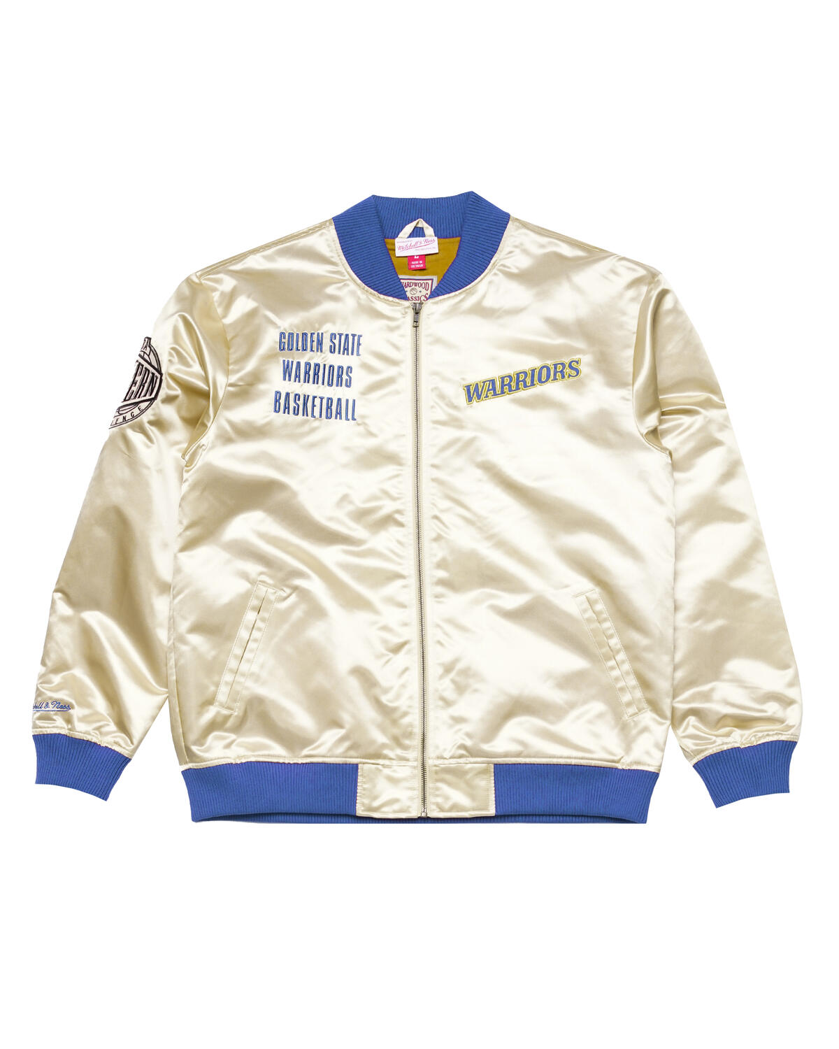 Mitchell & Ness NBA TEAM OG 2.0 Lightweight Satin Jacket - Golden - Image 2