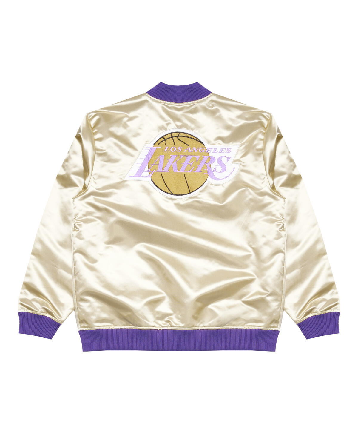 Mitchell & Ness NBA TEAM OG 2.0 Lightweight Satin Jacket - LA Lakers - Image 3