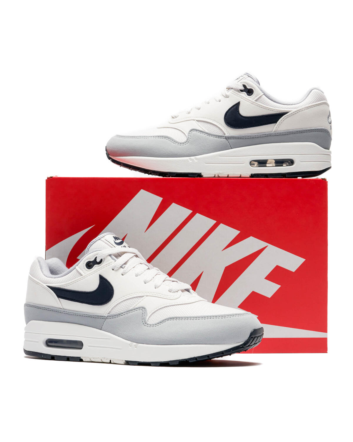 Size 9.5 Nike Air Max 1 Dark Obsidian White Suede Mens Athletic Shoes FD9082-002 NIKE Air Max 1 FD9082 002 - Shiekh main image 2