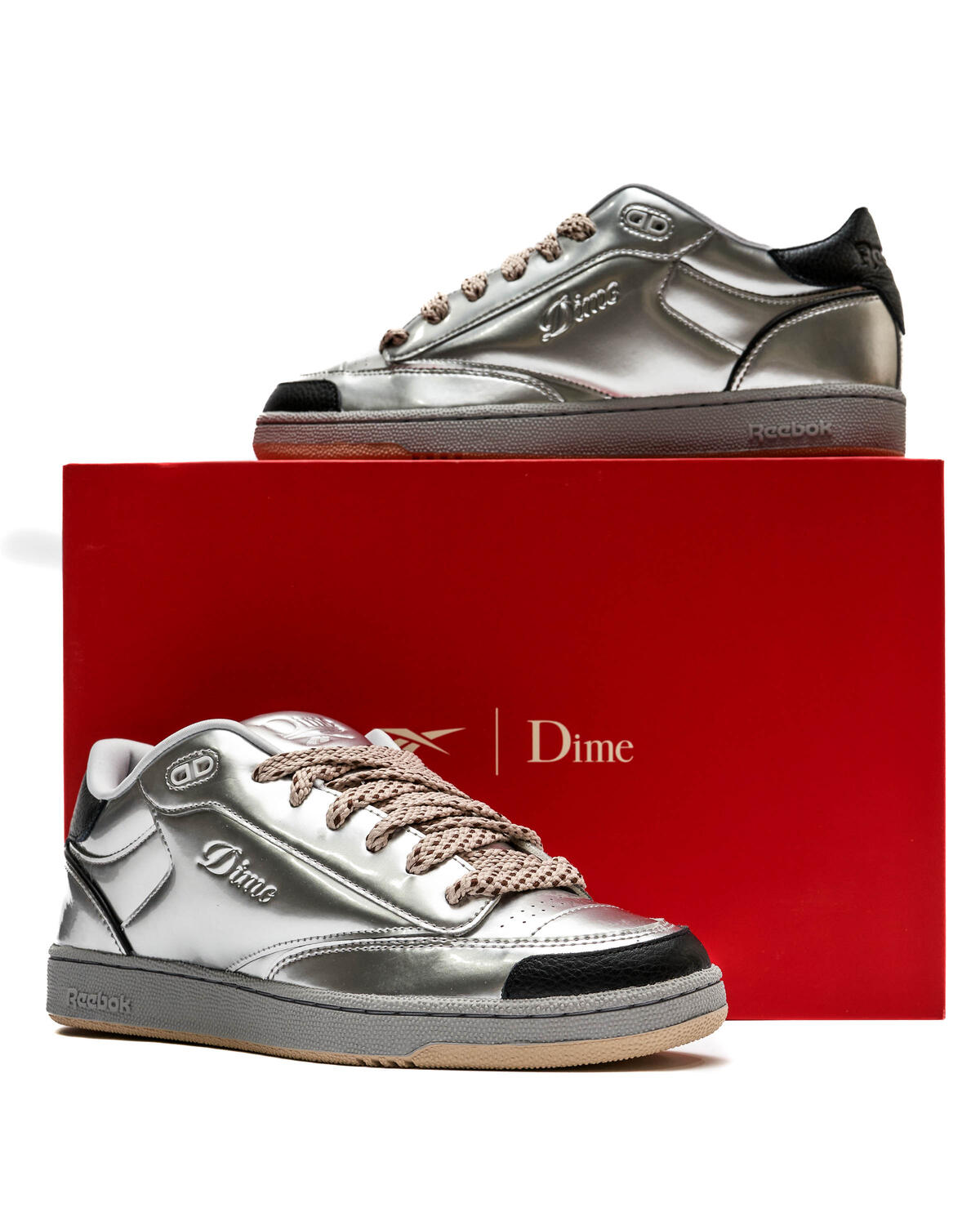 Reebok x Dime Club C Bulc (Silber) - Image 6