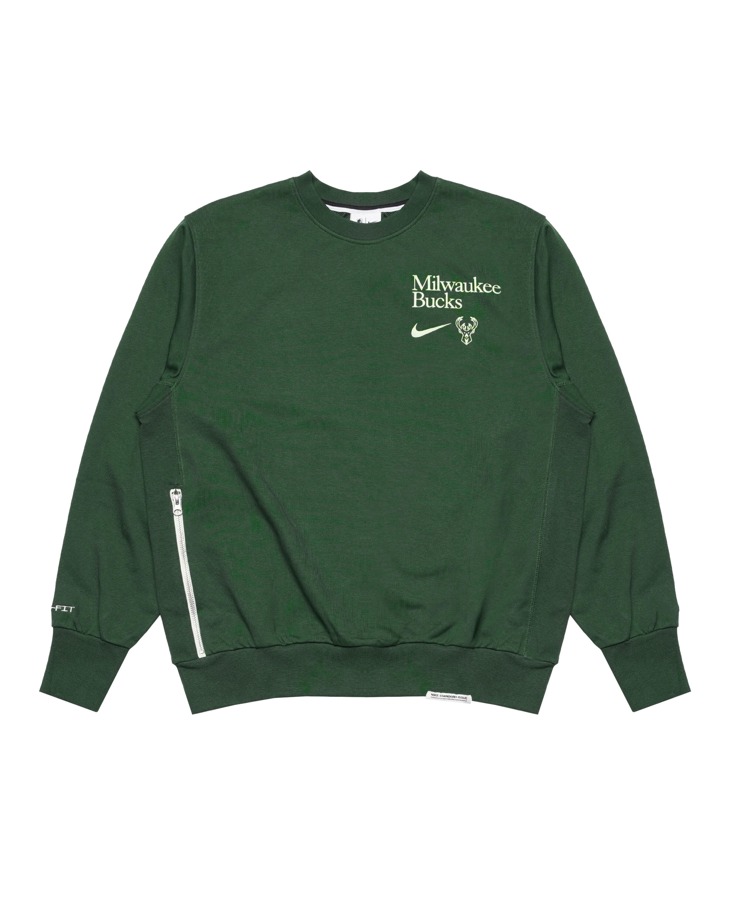 Nike MILWAUKEE BUCKS STANDARD ISSUE CREW SWEATSHIRT