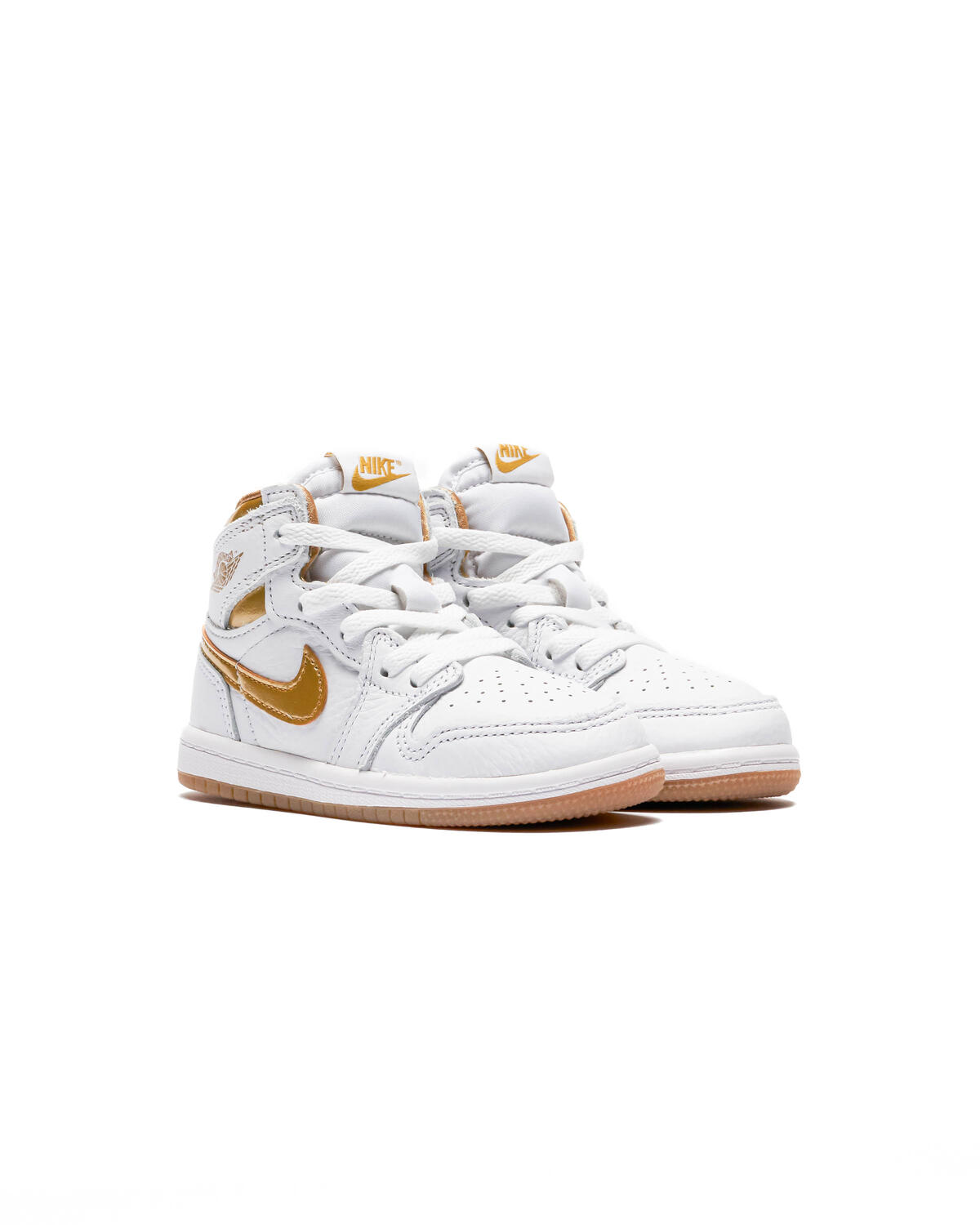 Air Jordan 1 Retro High OG White and Gold (TD) - Image 9