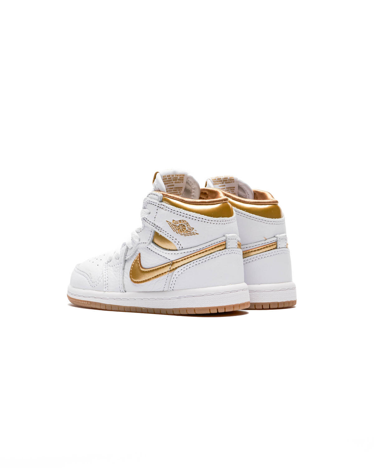 Air Jordan 1 Retro High OG White and Gold (TD) - Image 10