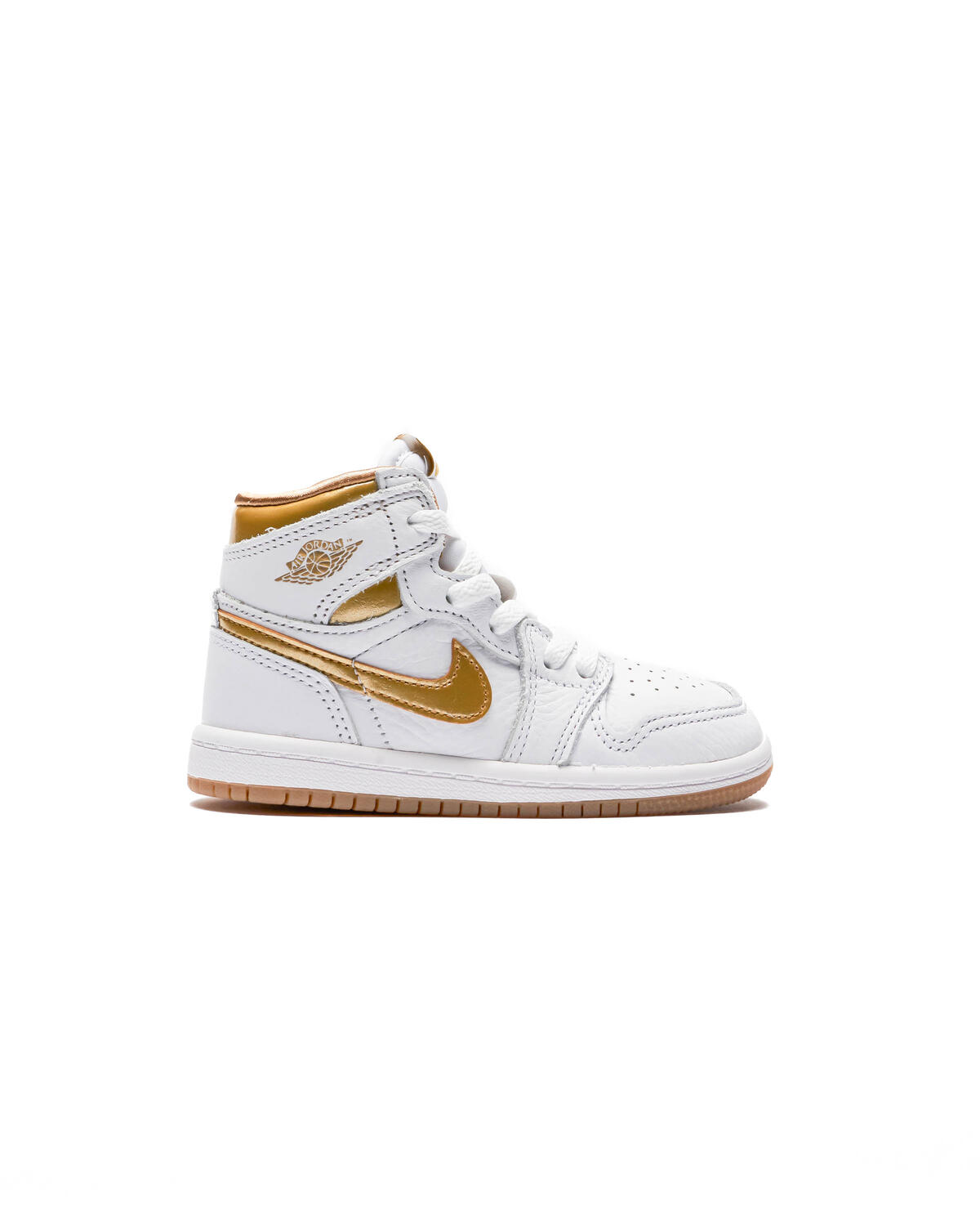 Air Jordan 1 Retro High OG White and Gold (TD) - Image 8
