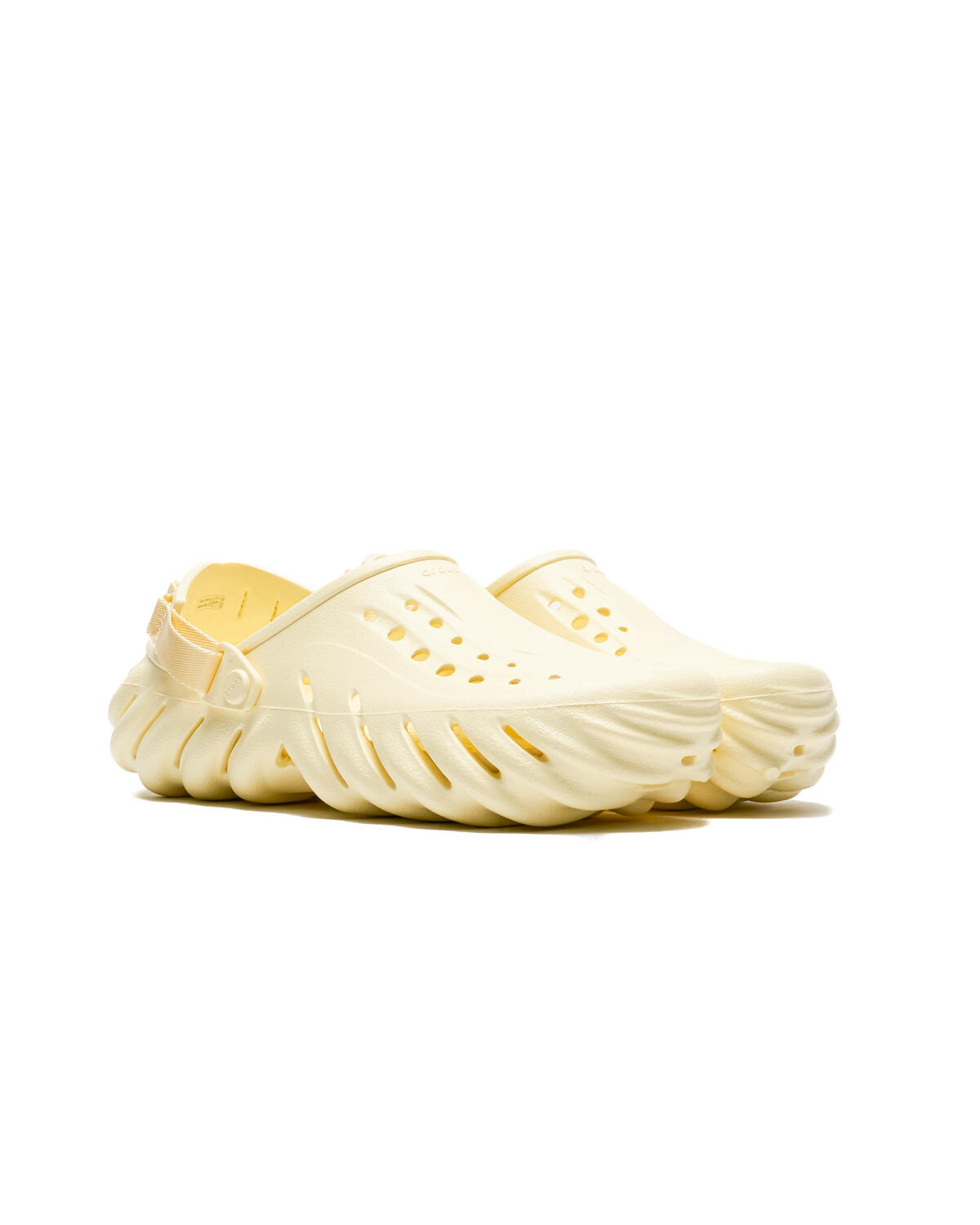 Crocs Echo Clog Buttercream Yellow Pastel‎ M 8/W 10 207937-760 Slip On Chunky Crocs Echo Clog | 207937-76O | AFEW STORE main image 4