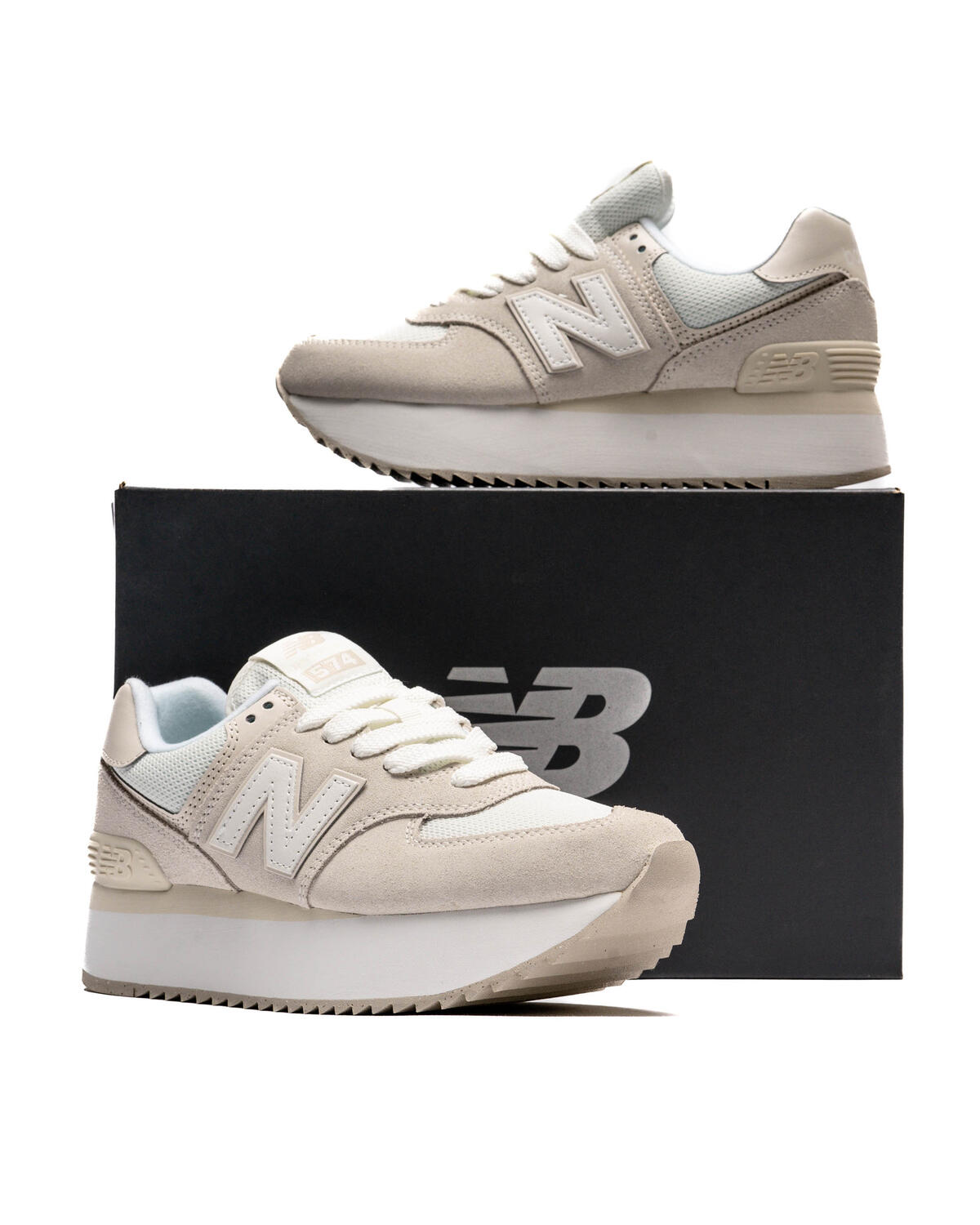 New Balance 574 Plus 'Sand/White' (Women's) - Image 6