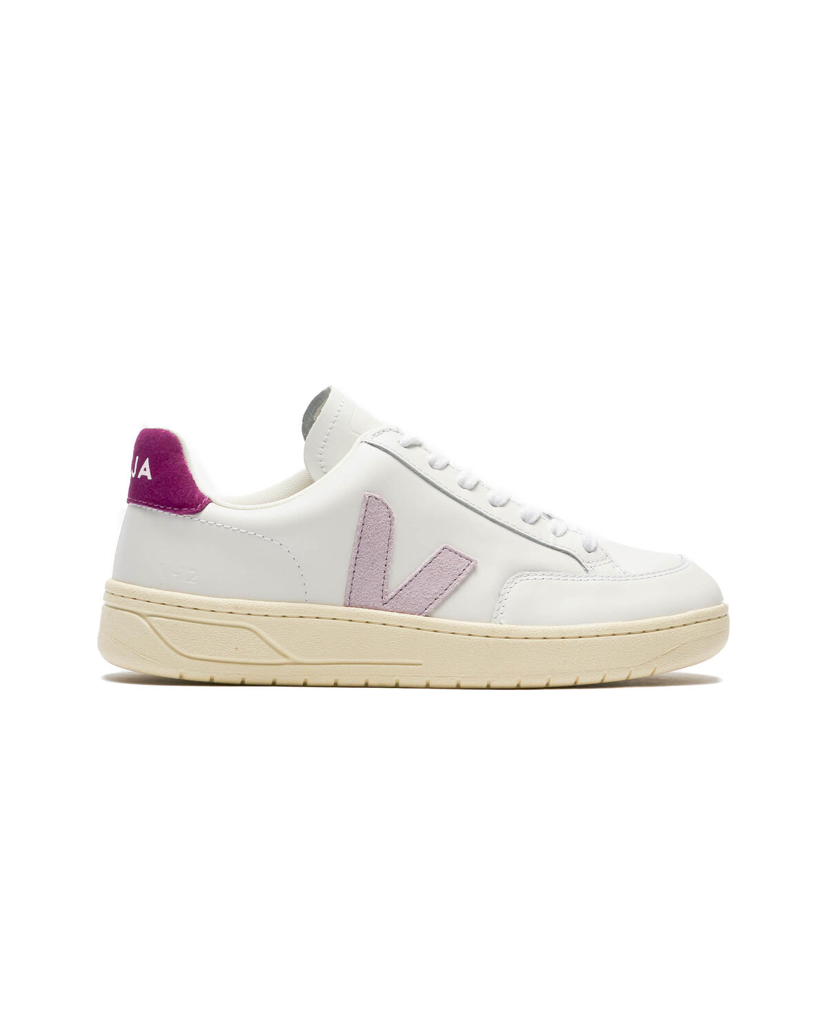 VEJA V-12 Extra White / Parme Magenta (Women's) - Image 2