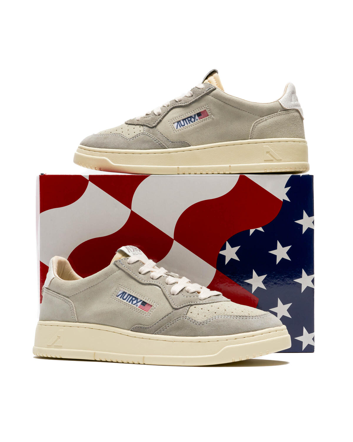 Autry Medalist Low Grey / Cream - Image 6