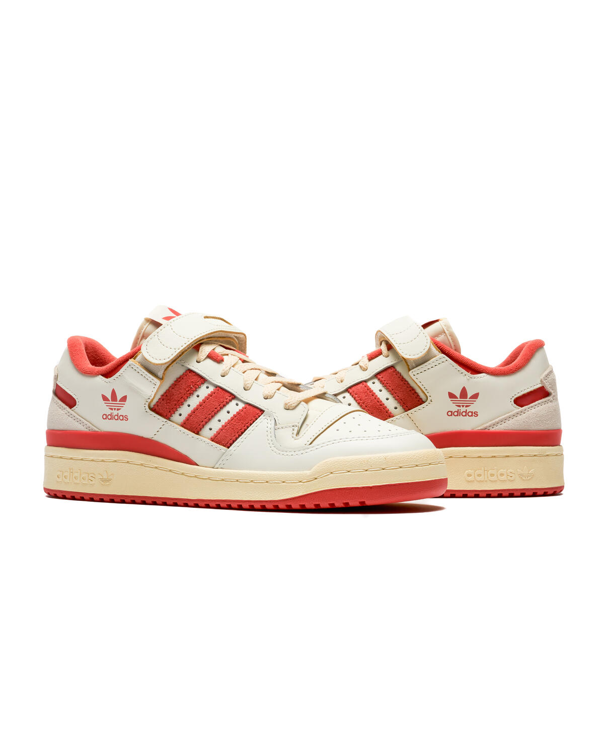 Adidas Forum 84 Low Ivory / Preloved Red - Easy Yellow - Image 5