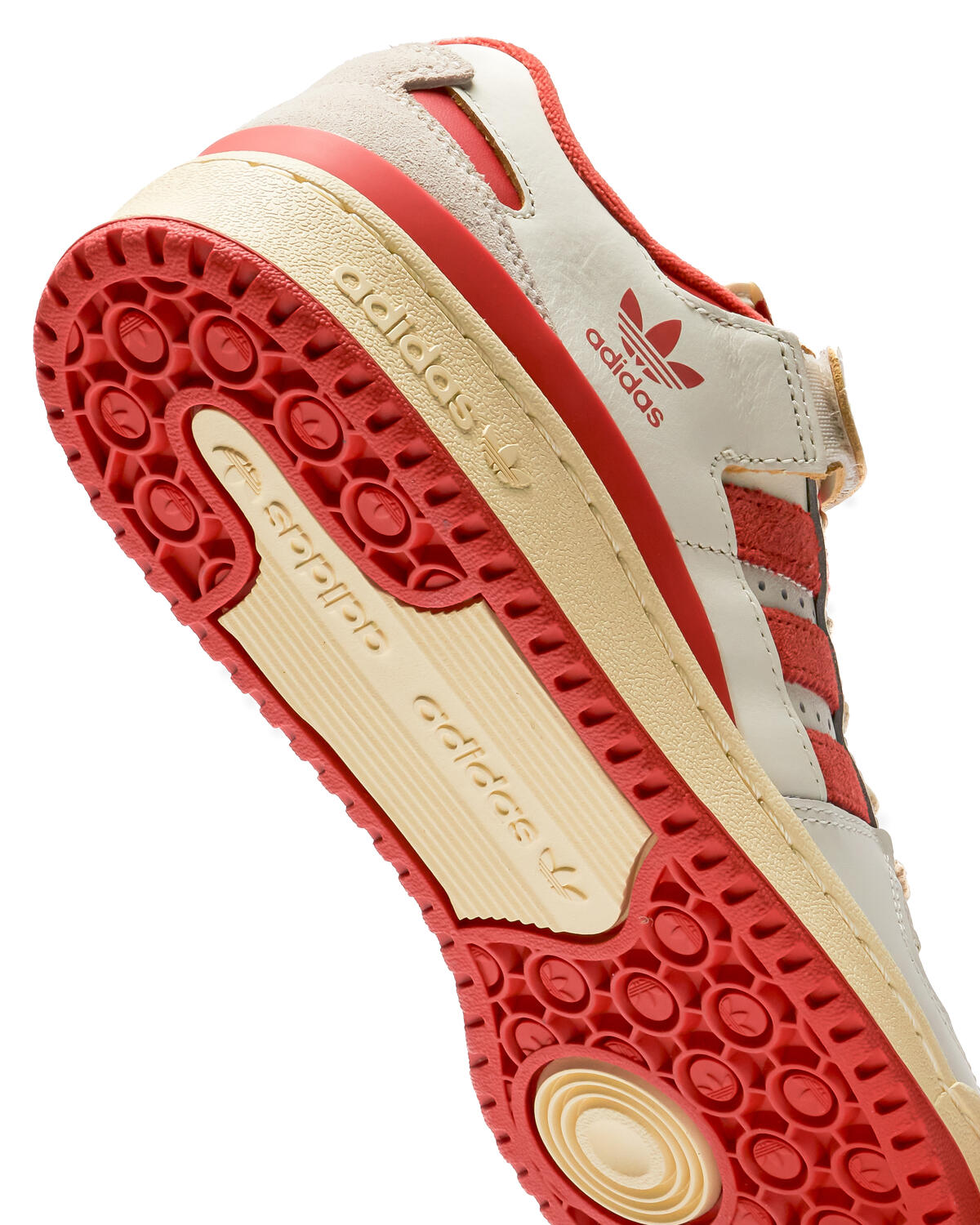 Adidas Forum 84 Low Ivory / Preloved Red - Easy Yellow - Image 7