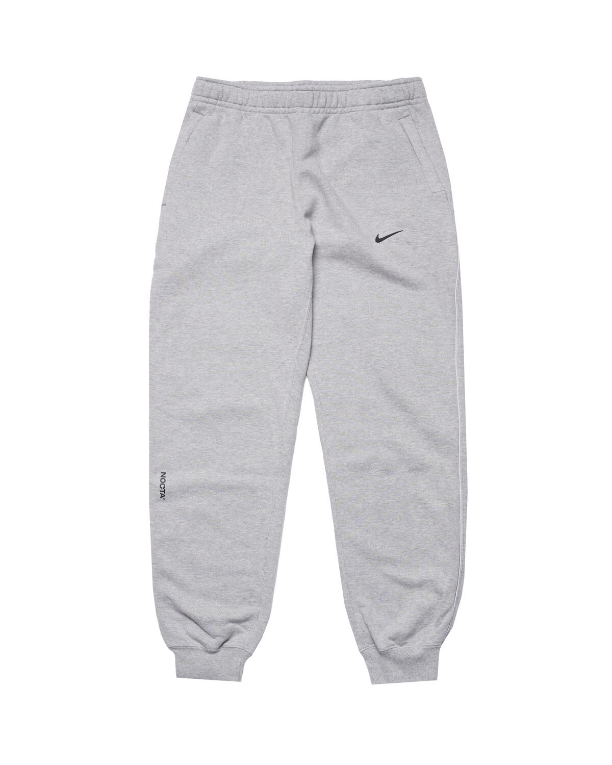 Nike x NOCTA Fleece CS Pants - Heather Grey/Matte Silver/Black - Image 10