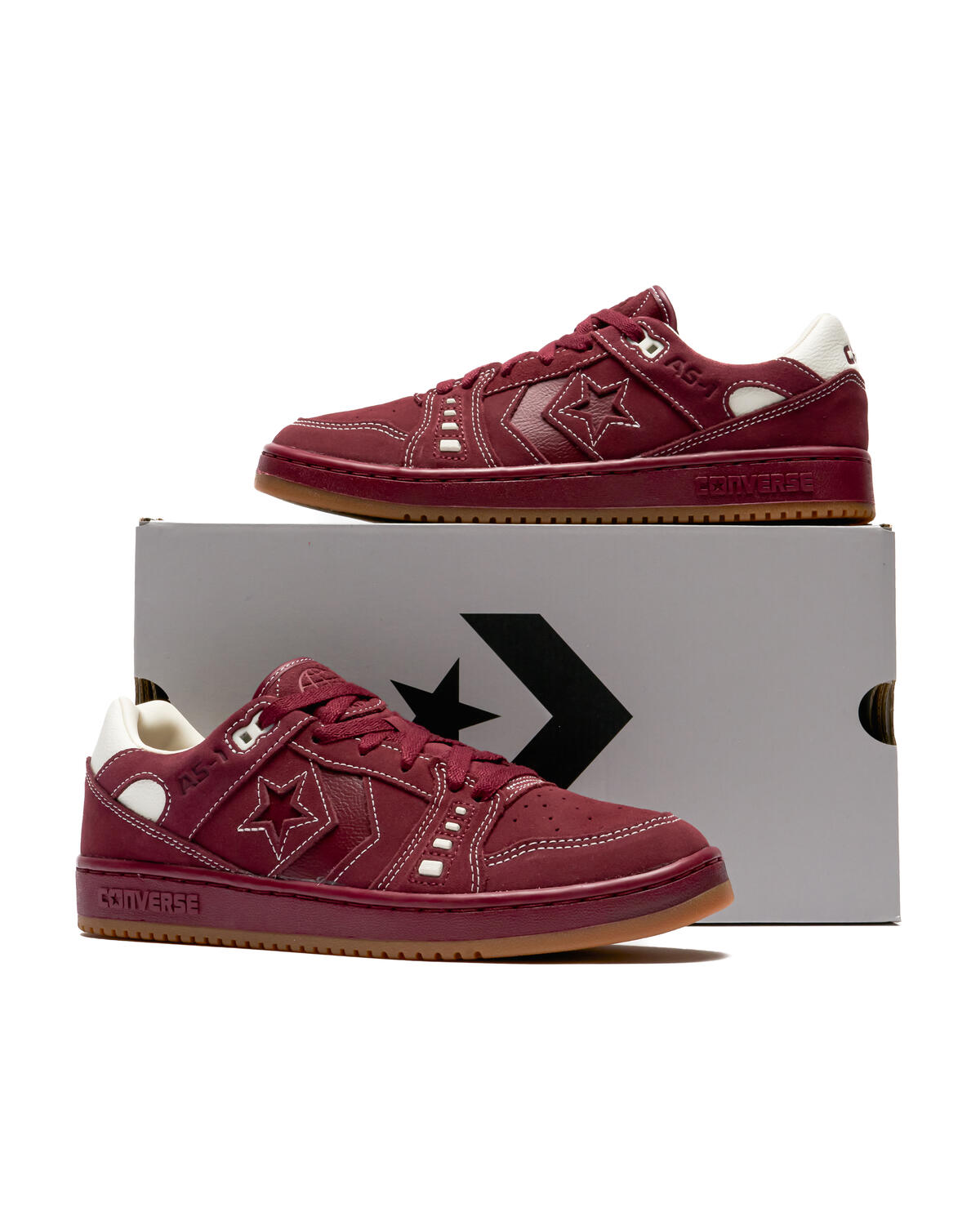 Converse AS-1 Pro Shoes Dark Burgundy / Egret / Gum - Image 6
