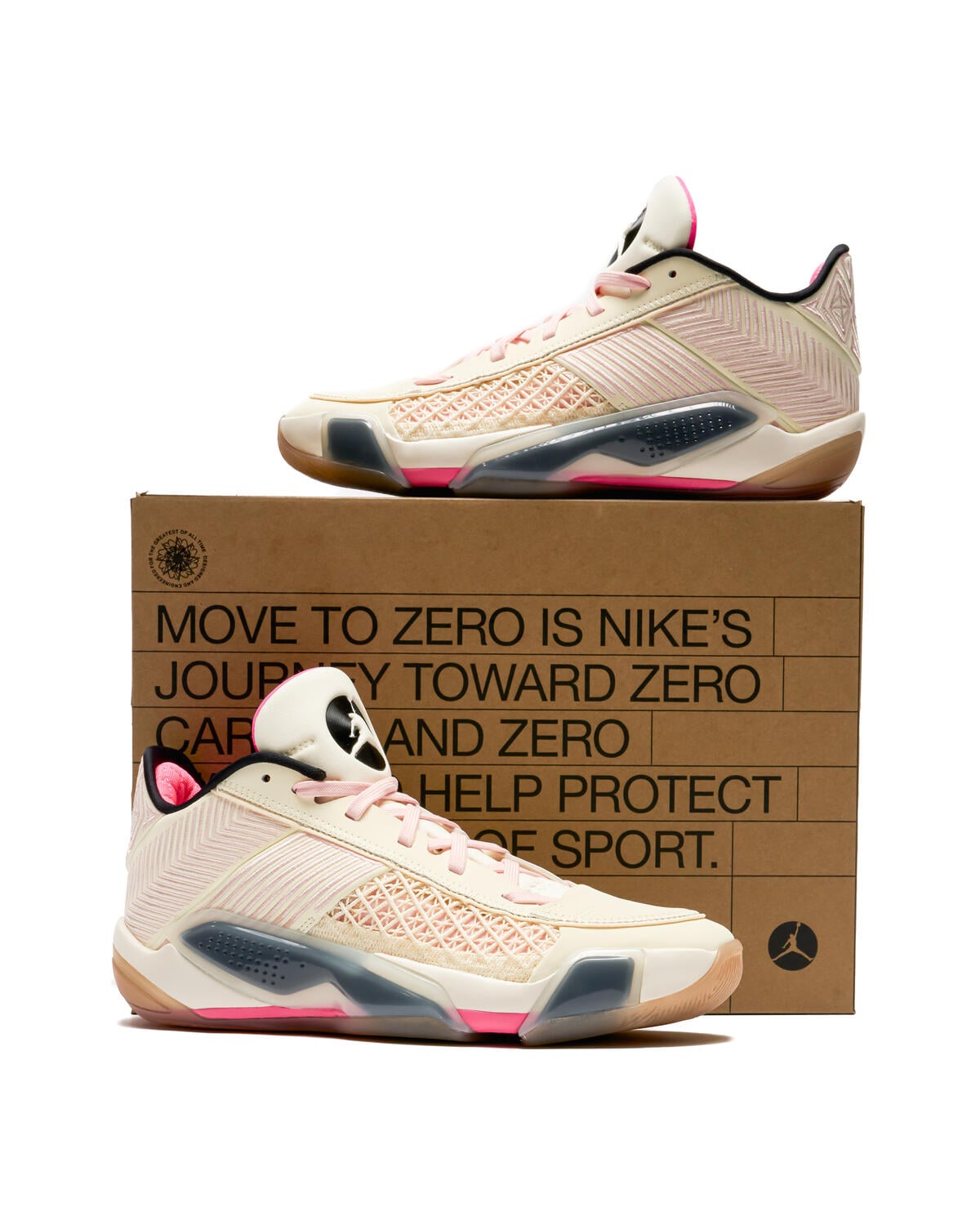 Air Jordan Xxxviii Low Basketball Shoes 'Coconut/Black/Pink' - Image 11