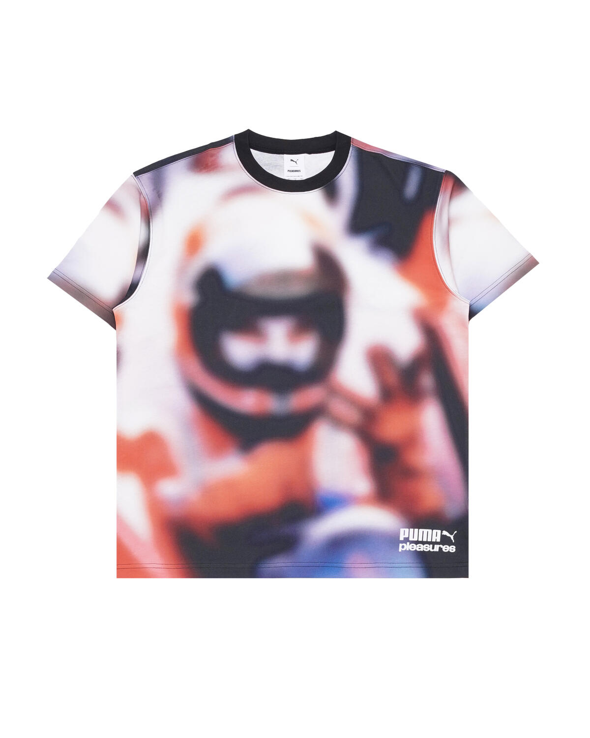 Puma x Pleasures AOP Tee - White - Image 4