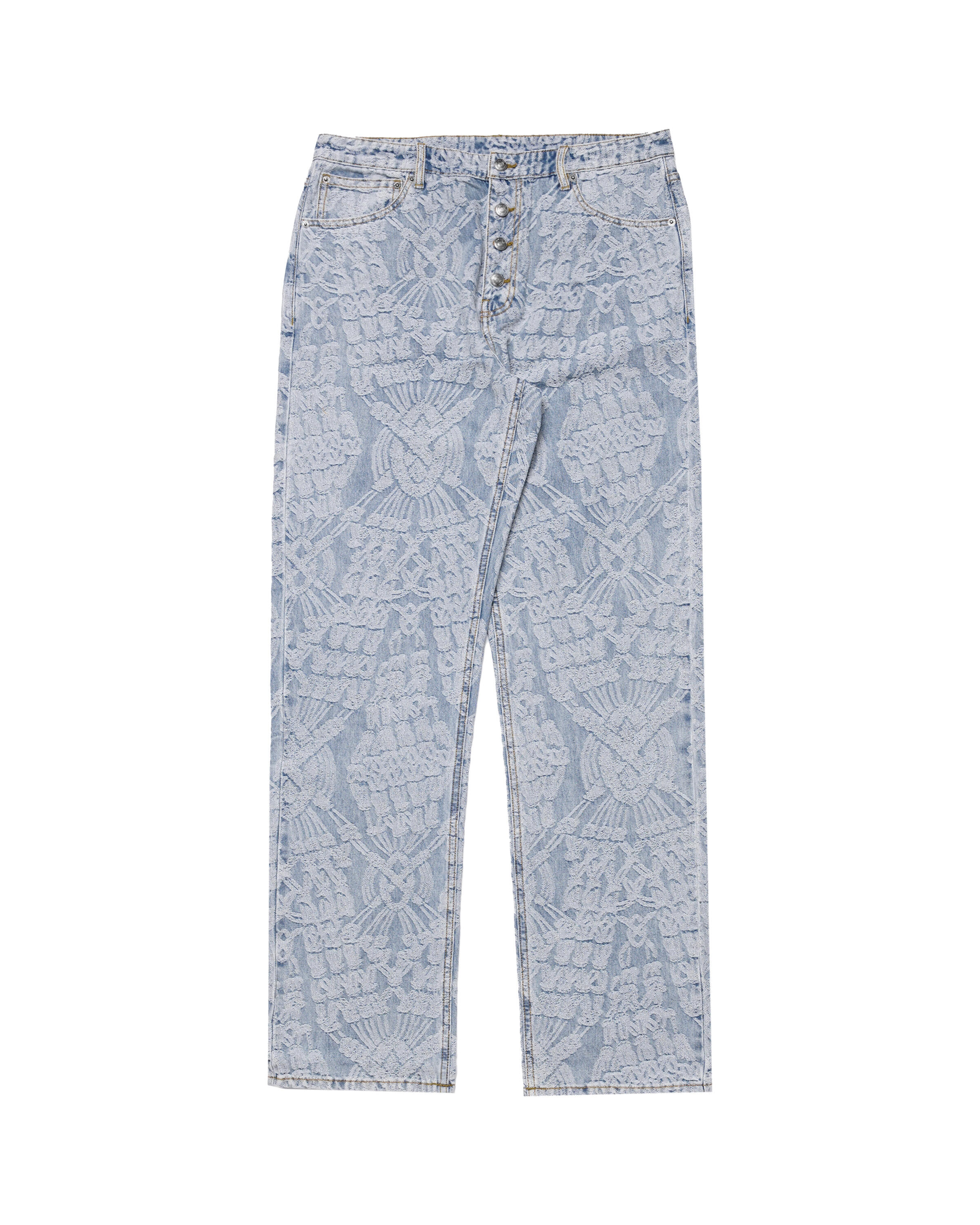 Daily Paper settle macrame denim pants