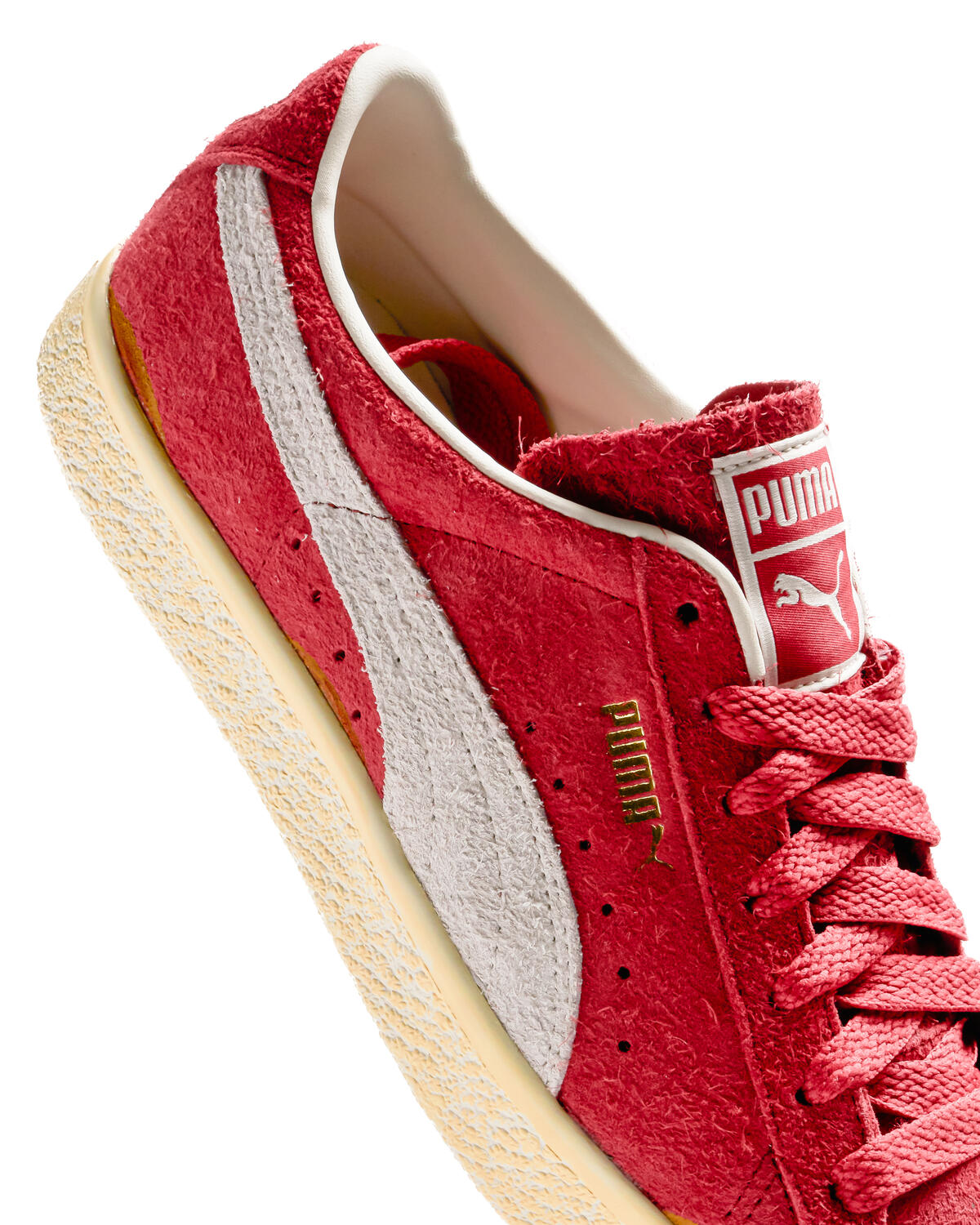 Puma Suede VTG Neverworn III (Warm White-Club Red) - Image 12