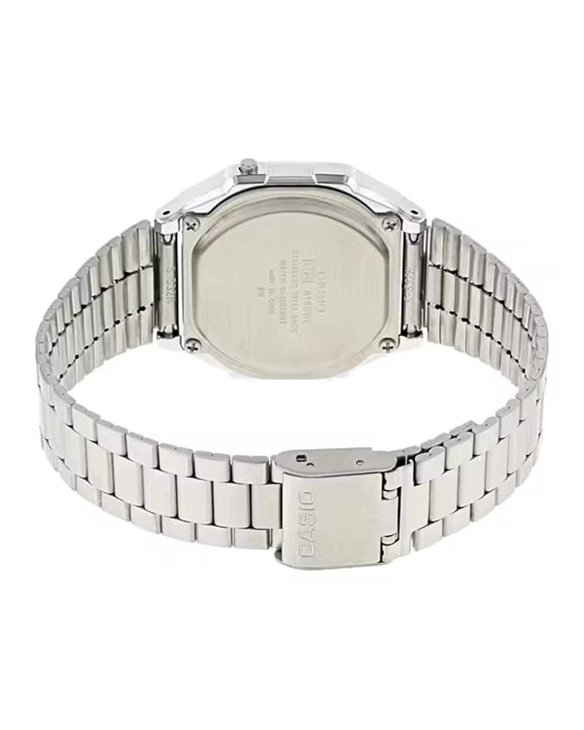 Casio Vintage Collection A168WEM-1VT Silver Black Watch - Image 4