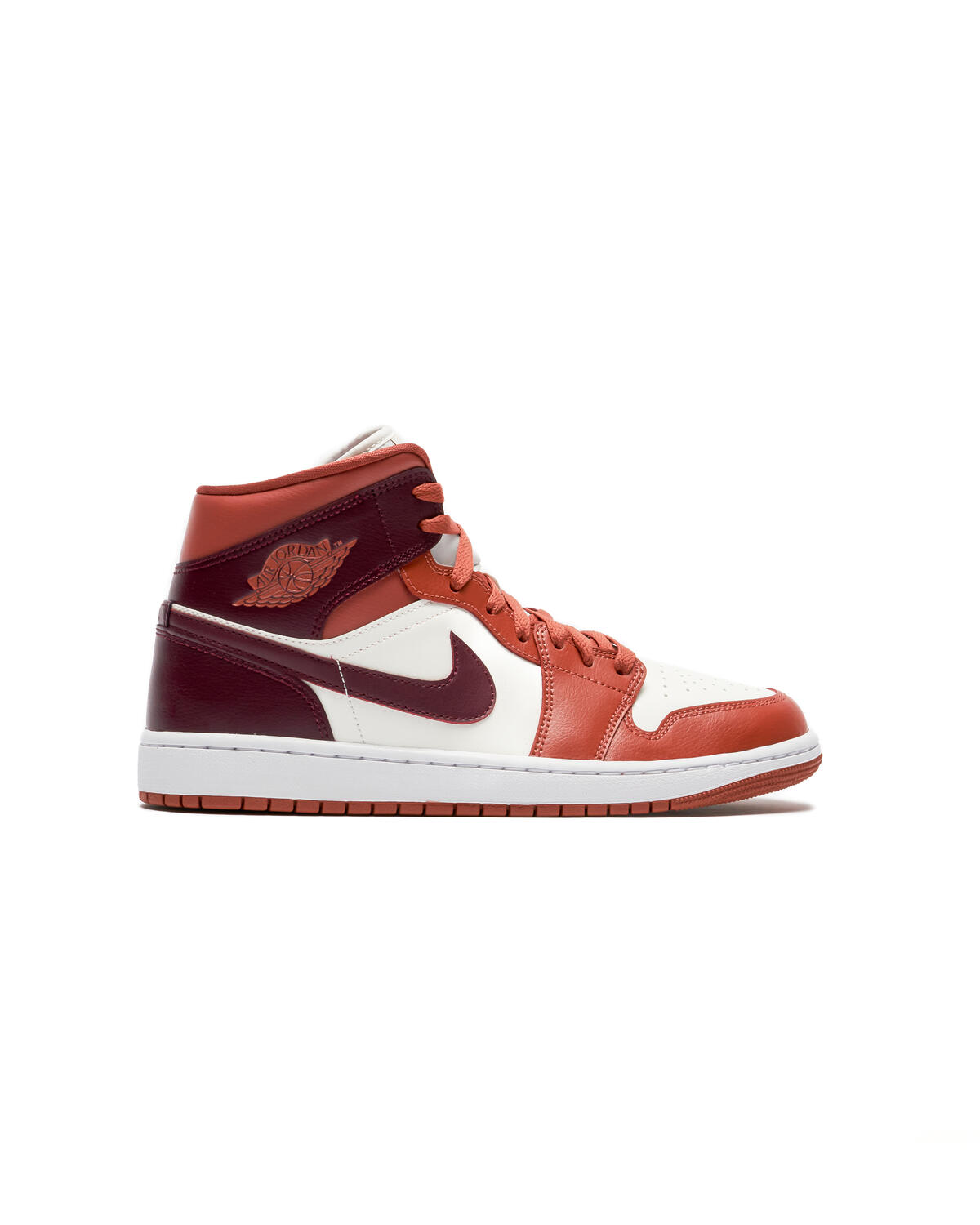 Jordan - Women - Air Jordan 1 Mid - Dusty Peach/Night Maroon - Image 12