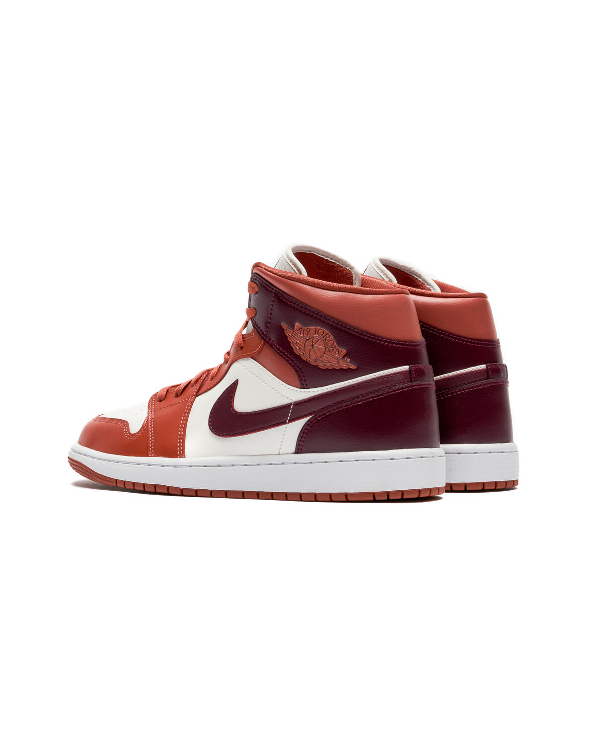 Jordan - Women - Air Jordan 1 Mid - Dusty Peach/Night Maroon - Image 14